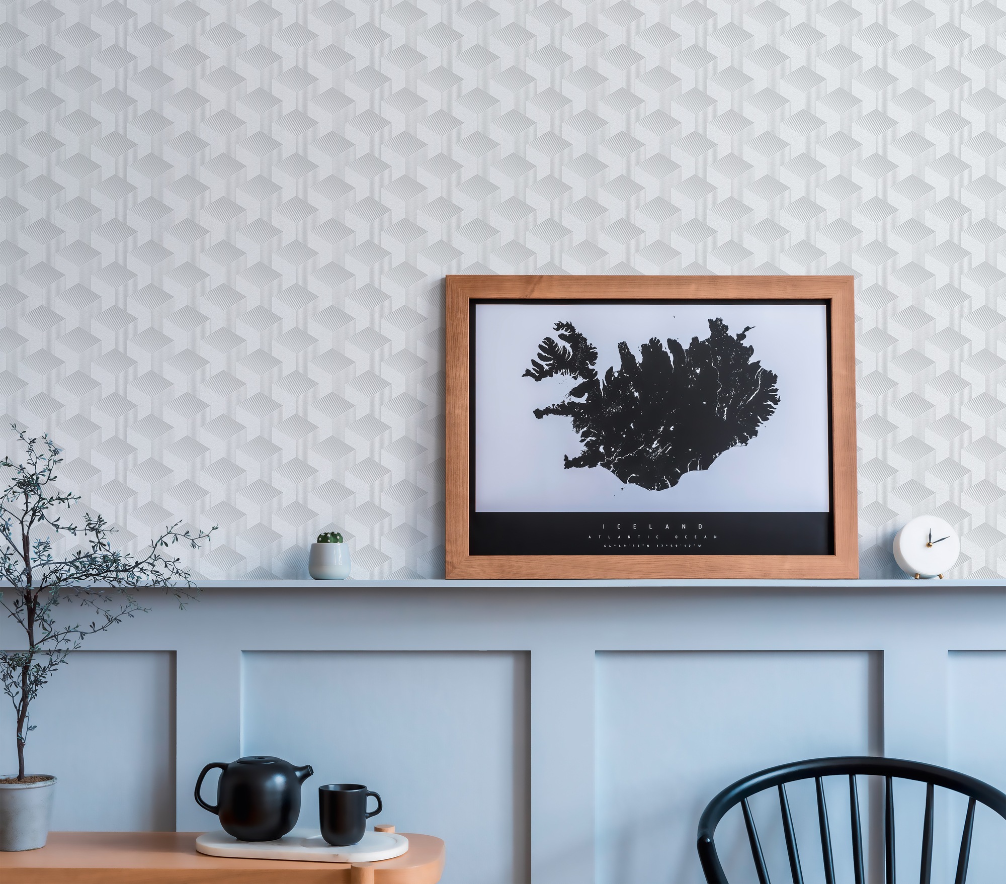 A.S. Création Vliestapete »Schlichte 3D-Tapete«, matt-gemustert-neutral, Grafiktapete 3D-Effekt Tapeten Wohnzimmer Schlafzimmer Küche modern