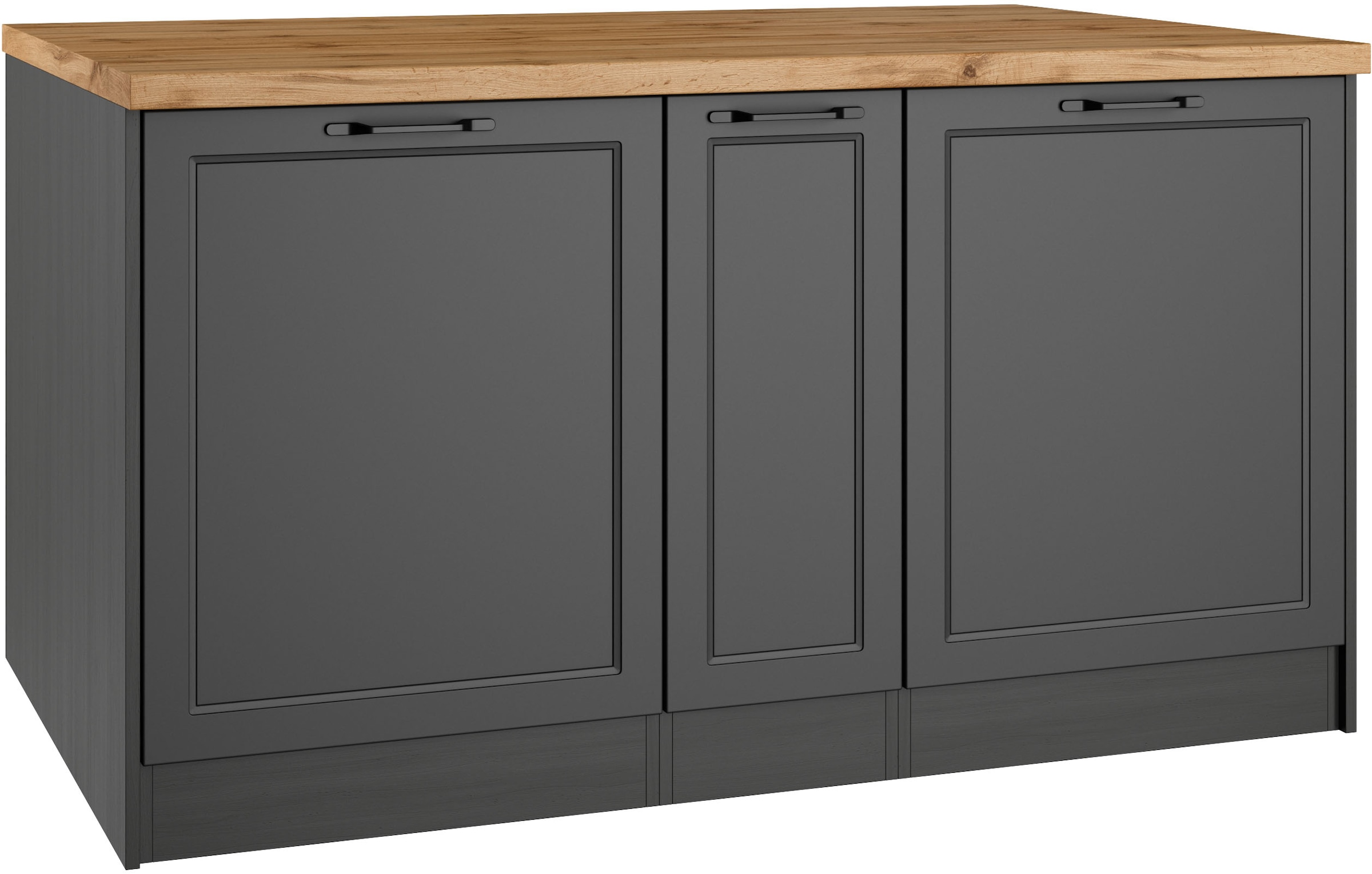 KOCHSTATION Kücheninsel »KS-Lana, Breite 153 cm«, MDF-Fronten, Arbeitsplatte 38mm stark