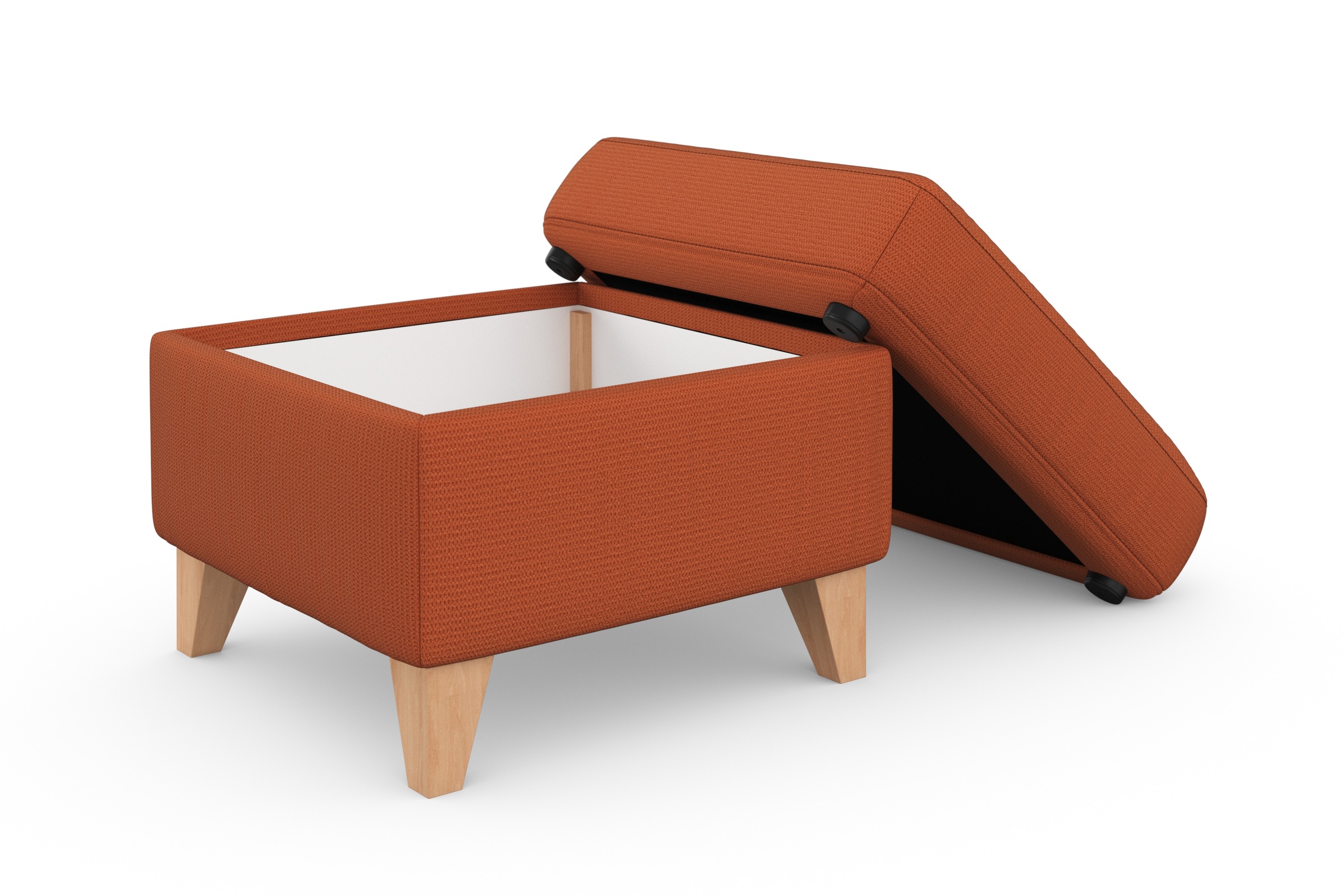sit&more Stauraumhocker »Visby«, Stauraum, auch erhältlich mit Wasser zu reinigendem "Soft clean" Bezug