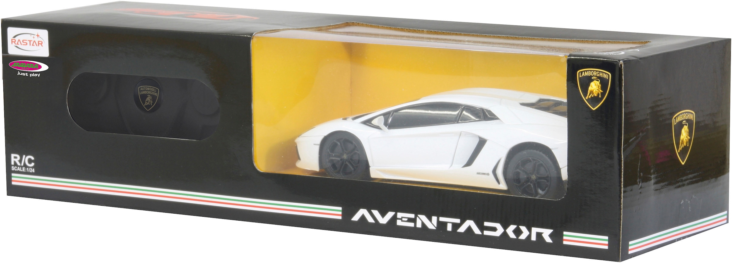Jamara RC-Auto »Deluxe Cars, Lamborghini Aventador, 1:24, weiss, 2,4GHz«