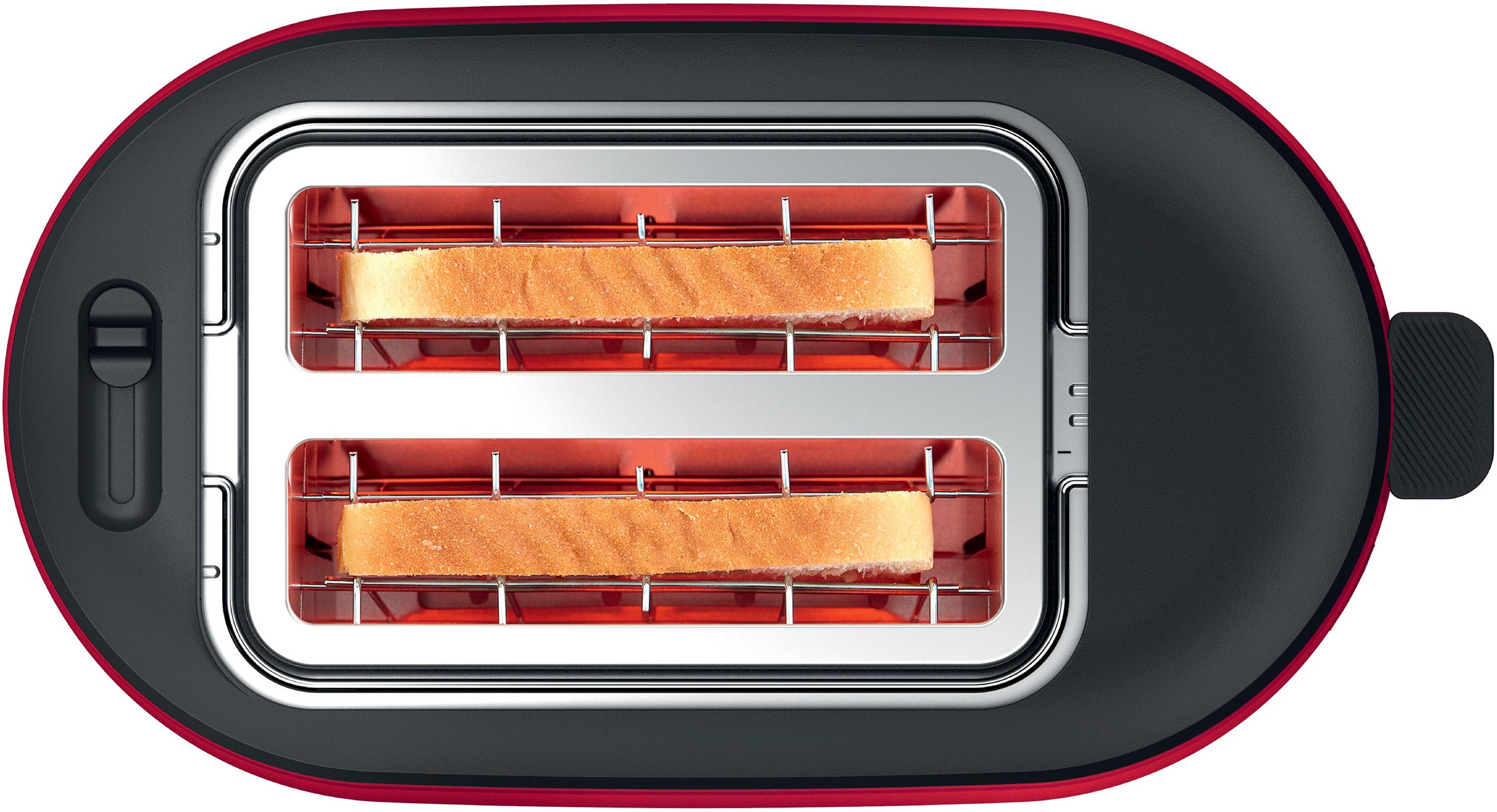 BOSCH Toaster »MyMoment TAT2M124«, 2 Schlitze, für 2 Scheiben, 950 W, integrierter Brötchenaufsatz, Auftaufunktion, Brotzentrierung, AutoOff