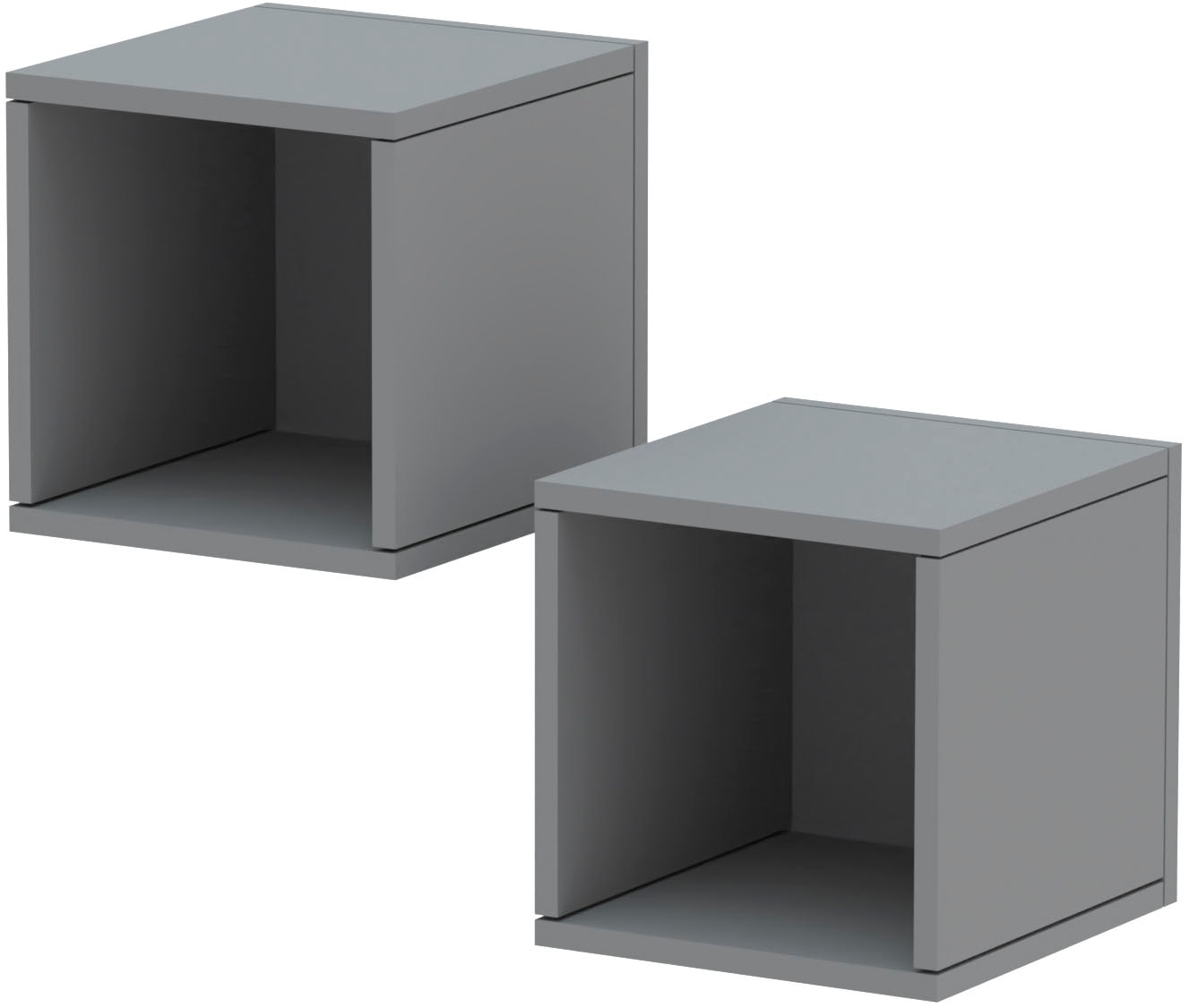 INOSIGN Wandregal »Wandregal Infinity«, (Set, 2 St., 2 kleine Würfelregale) günstig online kaufen