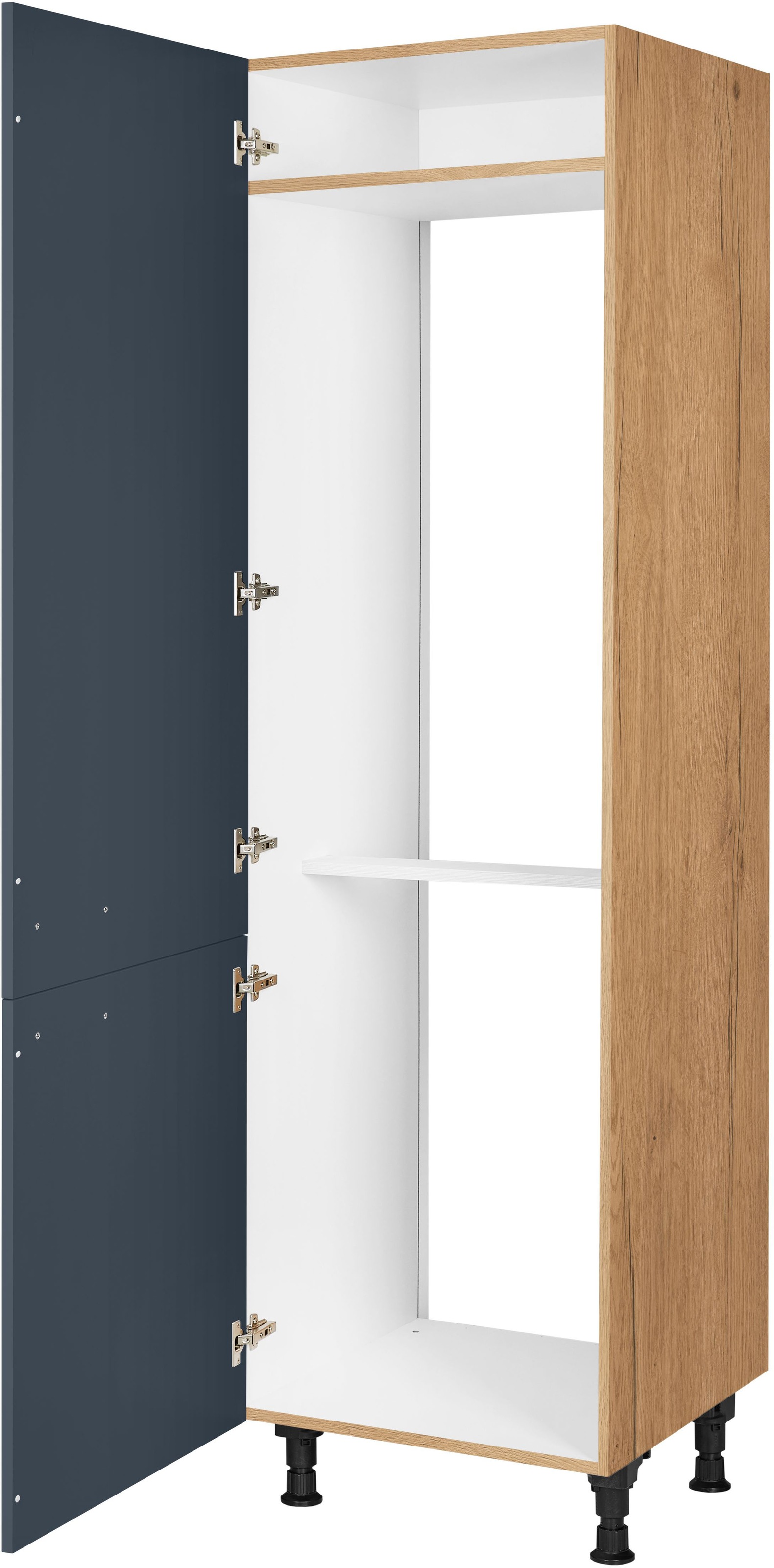 nobilia® Kühlmodul »"Easytouch", für ein Kühl- und Gefrierschrank, Ausrichtung wählbar«, vormontiert, Ausrichtung wählbar, Breite/Höhe: 60/216,6 cm