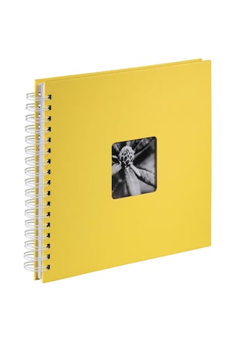 Hama Fotoalbum »Spiral-Album "Fine Art", 28x24 cm, 50 weiße Seiten, Gelb Foto-Album« kaufen