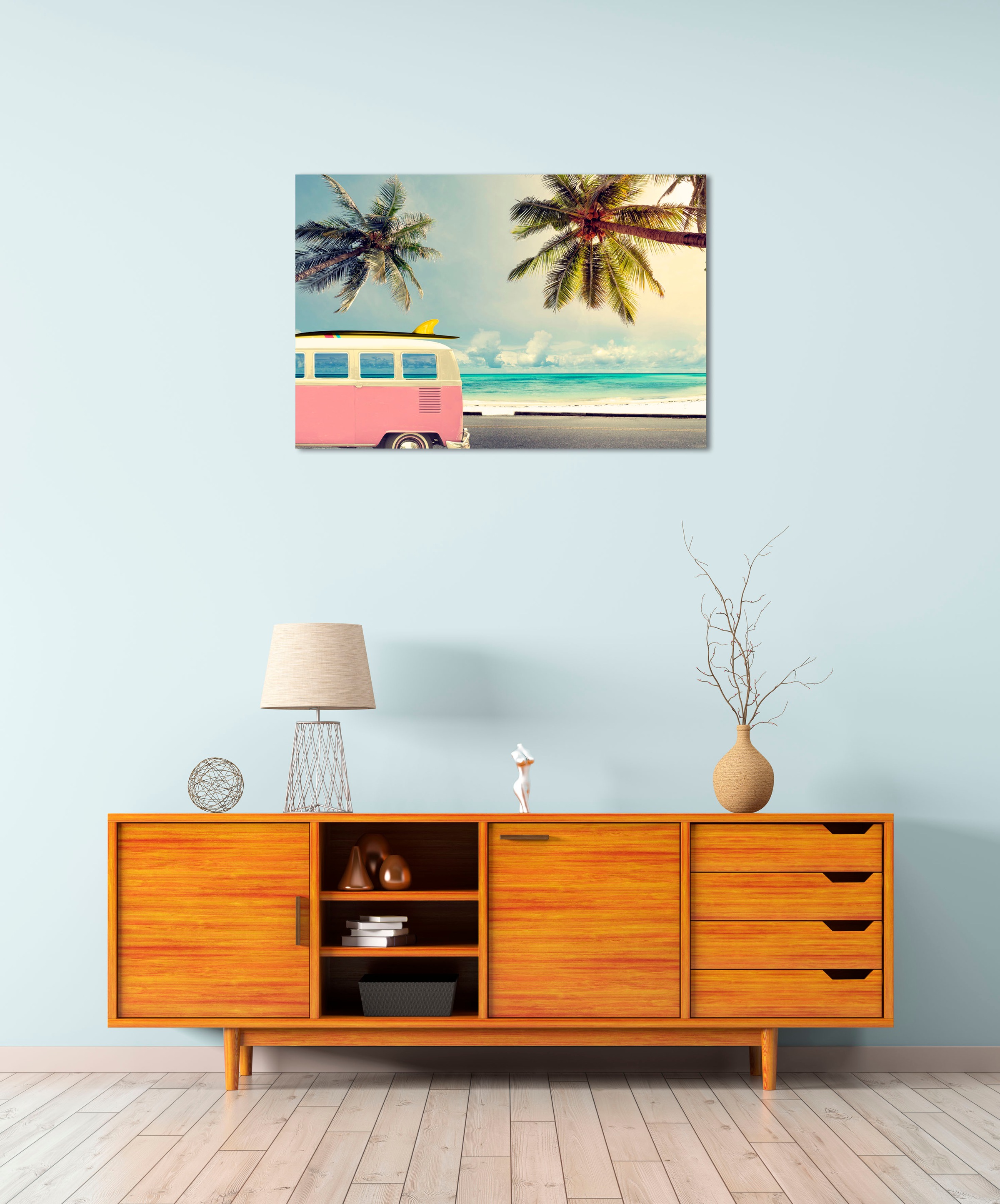 queence Acrylglasbild »Enka«, Strand-Italien-Spanien-Strand-Himmel-Meer-Mee günstig online kaufen