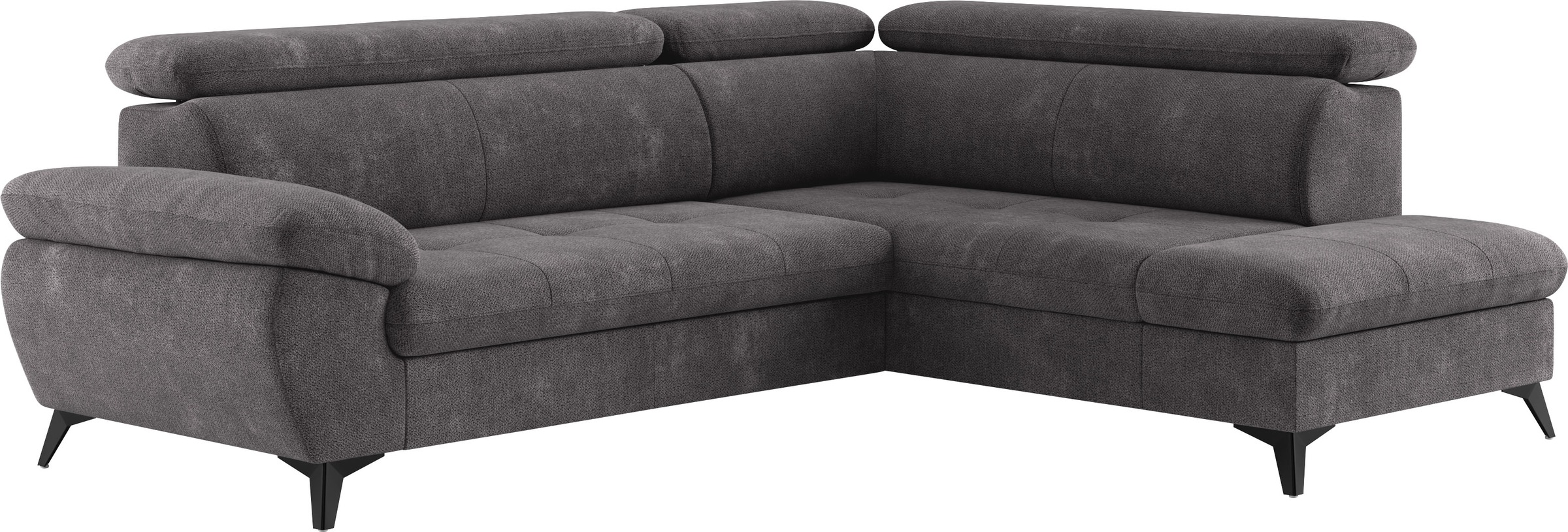 COTTA Ecksofa »Hudson L-Form«, mit Kopfteilverstellung, wahlweise mit Bettfunktion & Bettkasten