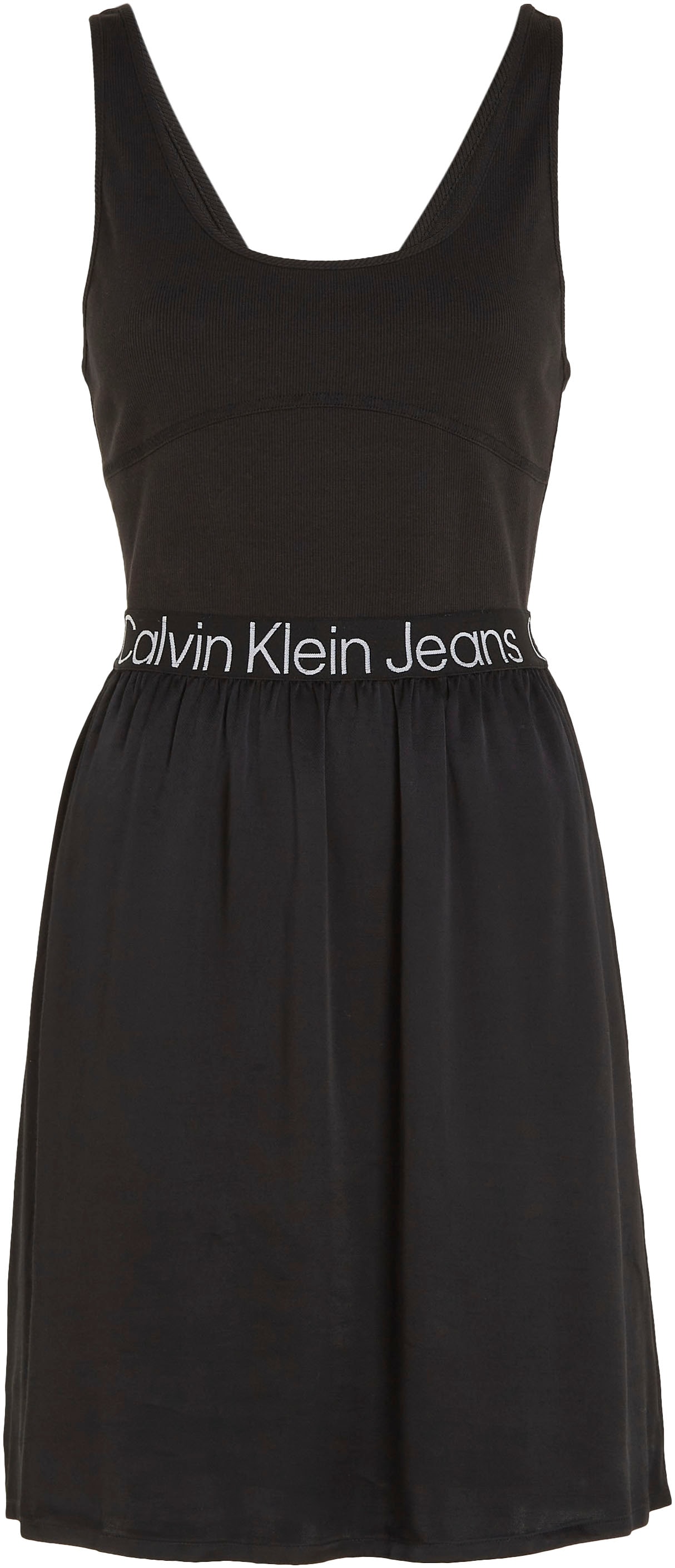 Calvin Klein Jeans Jerseykleid »RACERBACK LOGO ELASTIC DRESS«