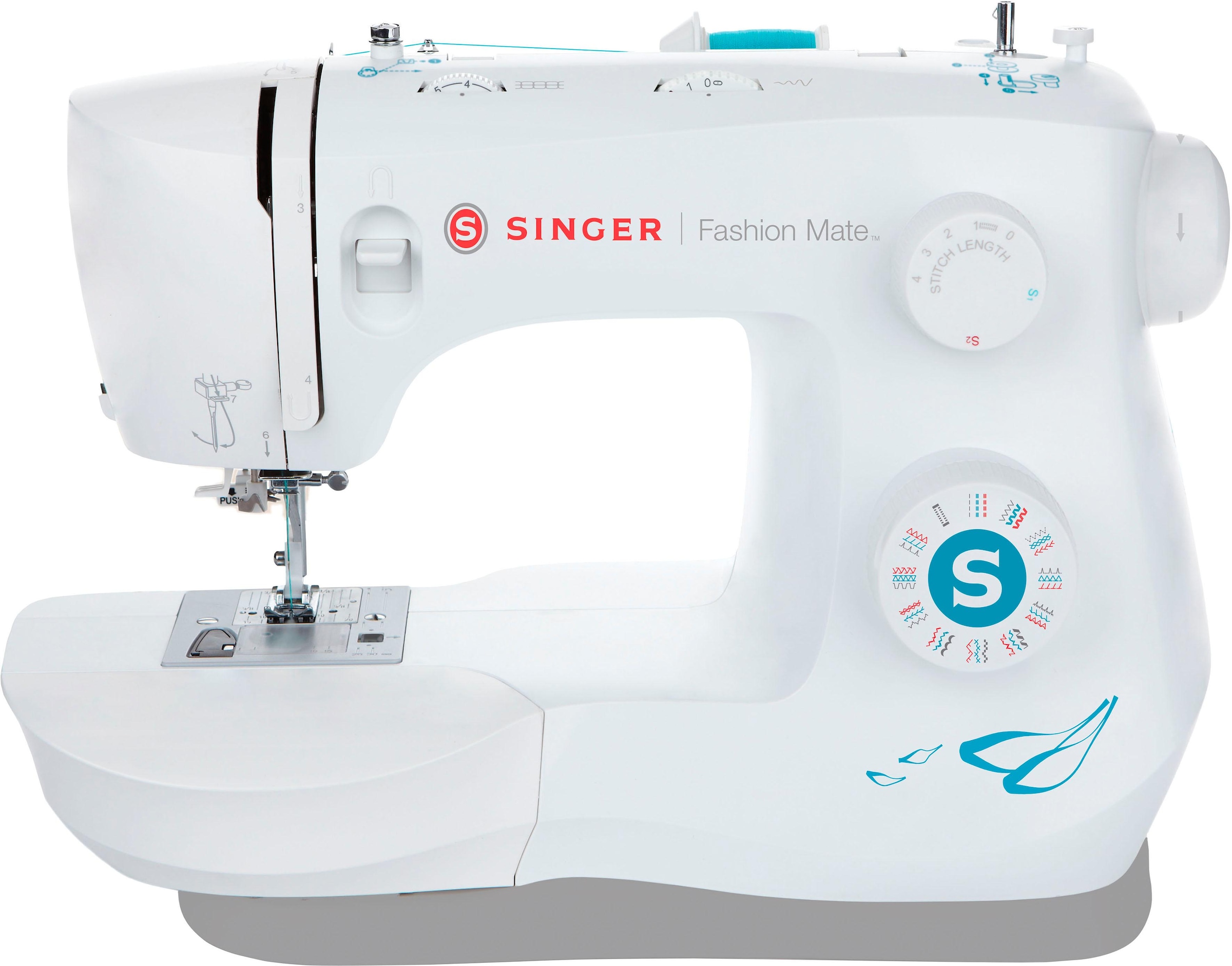 Singer Freiarm-Nähmaschine »Fashion Mate 3342«, 32 Programme