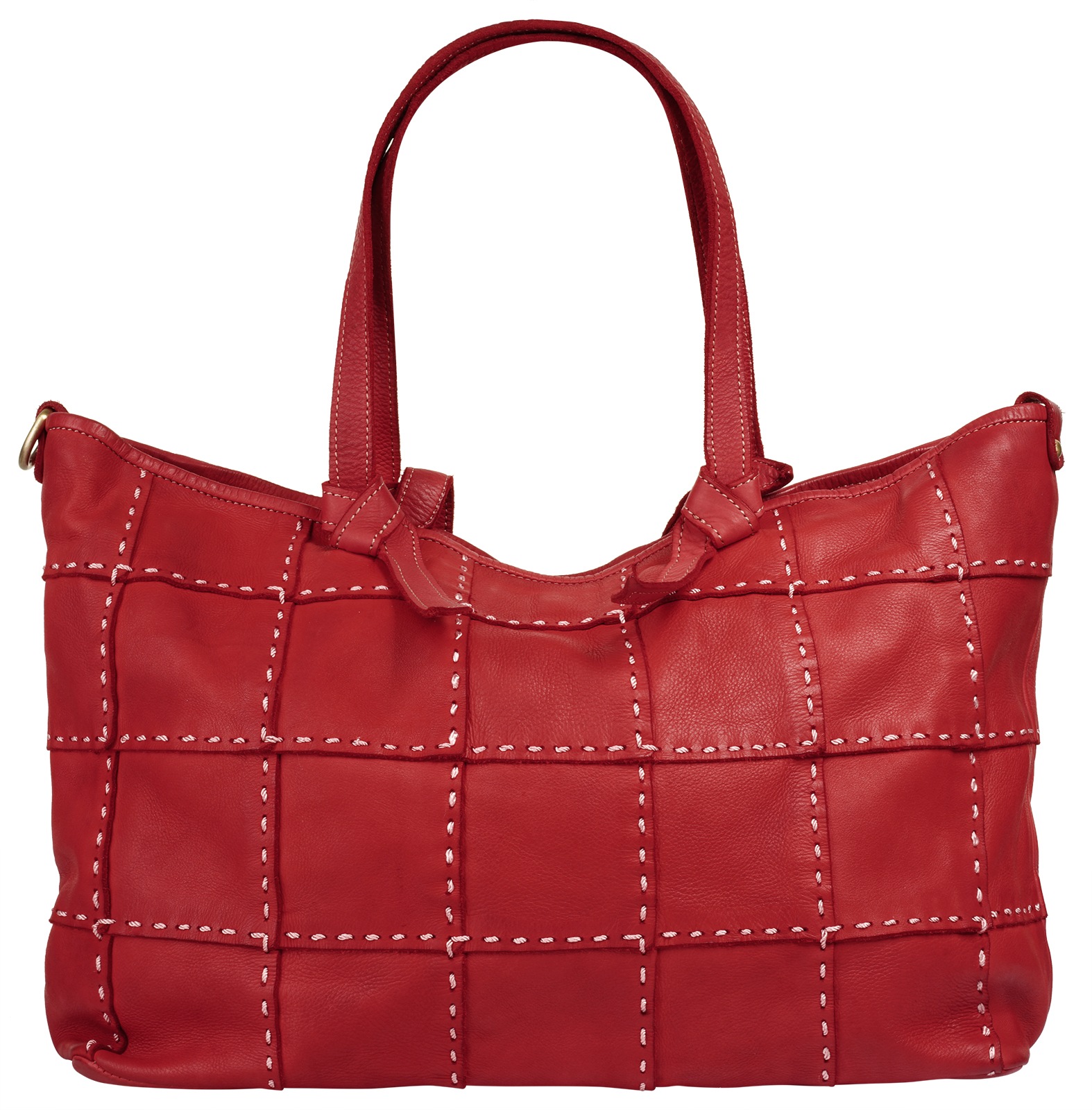 Samantha Look Shopper echt Leder, Made in Italy