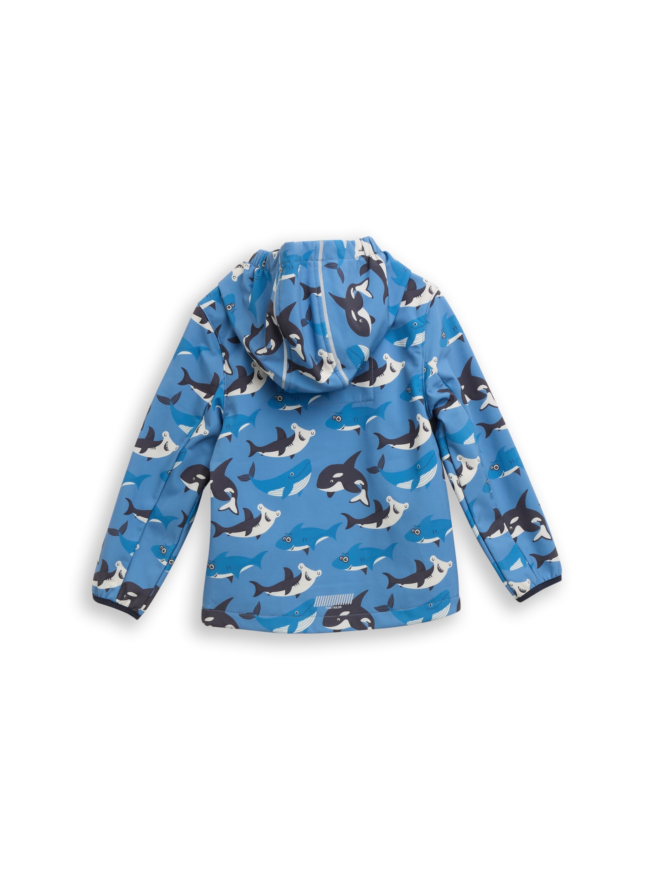 TOM TAILOR Softshelljacke mit Kapuze mit All-Over Print