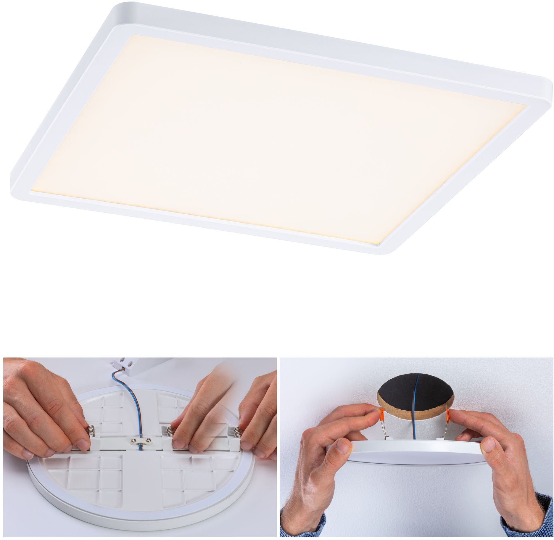 Paulmann LED Bad-Einbauleuchte »Areo«, Schutzart IP44, 3-Stufen-dimmbar, Gr. 23 x 23 cm, inkl. LED Leuchtmittel