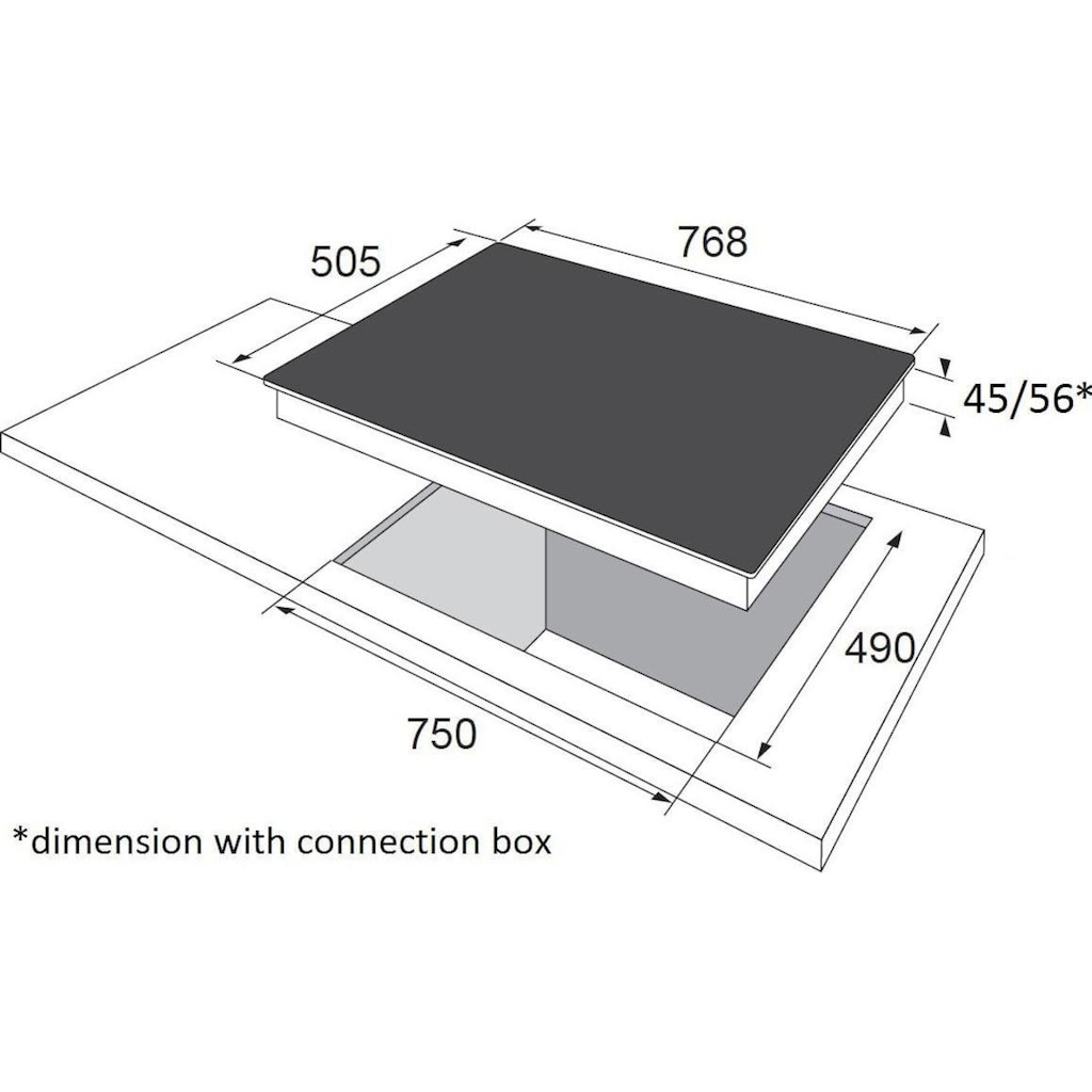 Amica Elektro-Kochfeld »KMC 745 100 E«, KMC 745 100 E