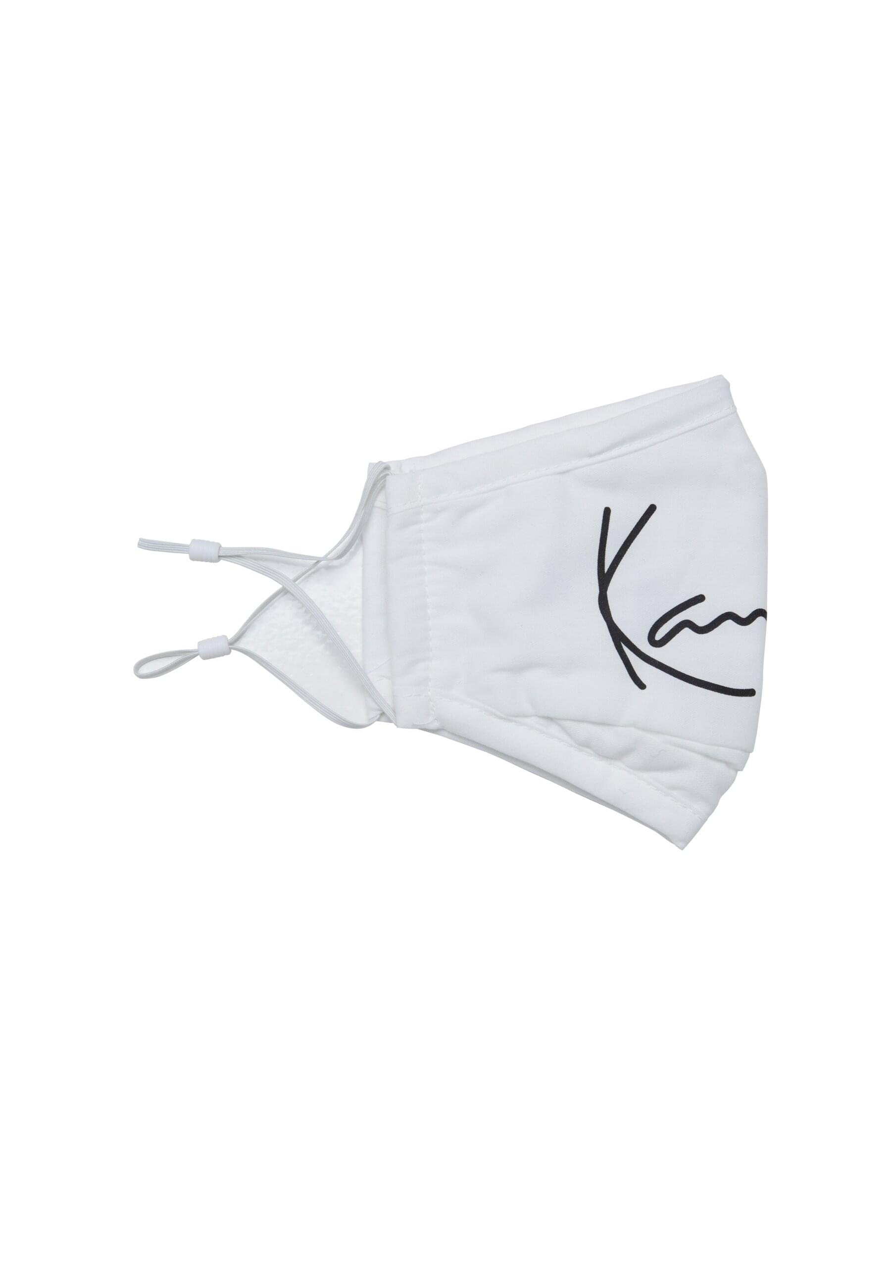 Karl Kani Mund-Nasen-Maske »Karl Kani Herren Signature Face Mask White«