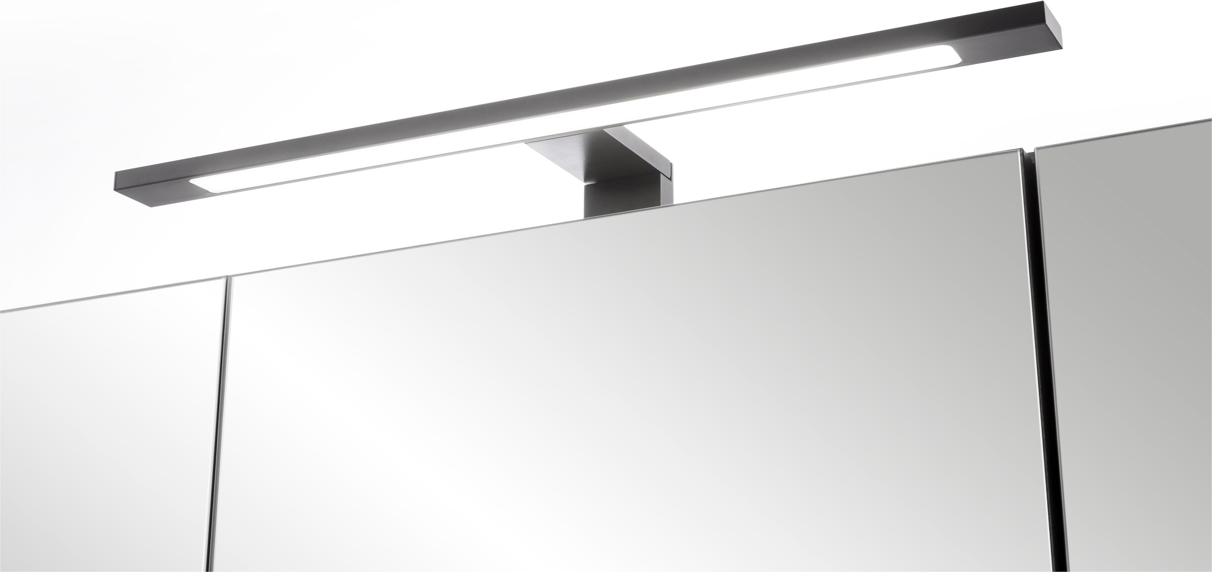 welltime Badezimmerspiegelschrank »CADIZ, gedämpfte Scharniere« Rundumsicht, dank besonderer Klapptechnik