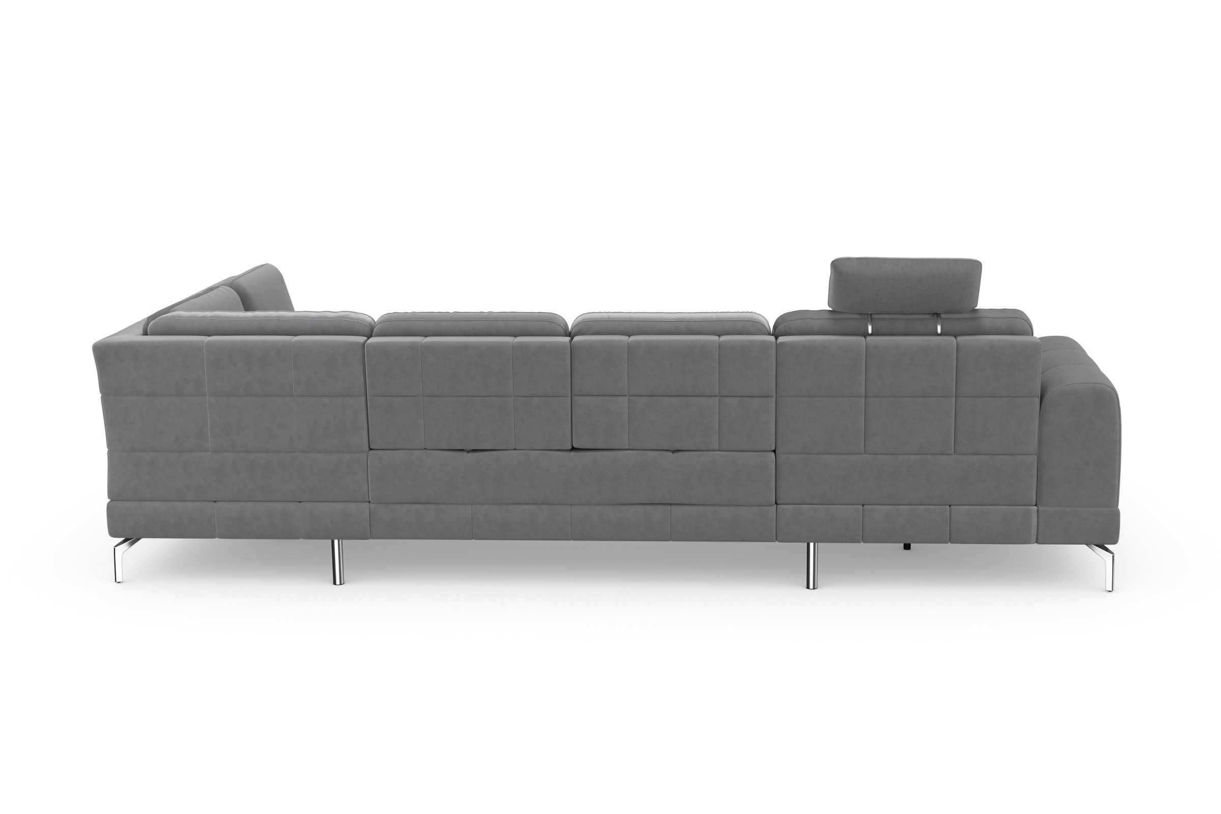 sit&more Wohnlandschaft »Bendigo U-Form«, inklusive Sitztiefenverstellung, Bodenfreiheit 15 cm, in 2 Fußfarben