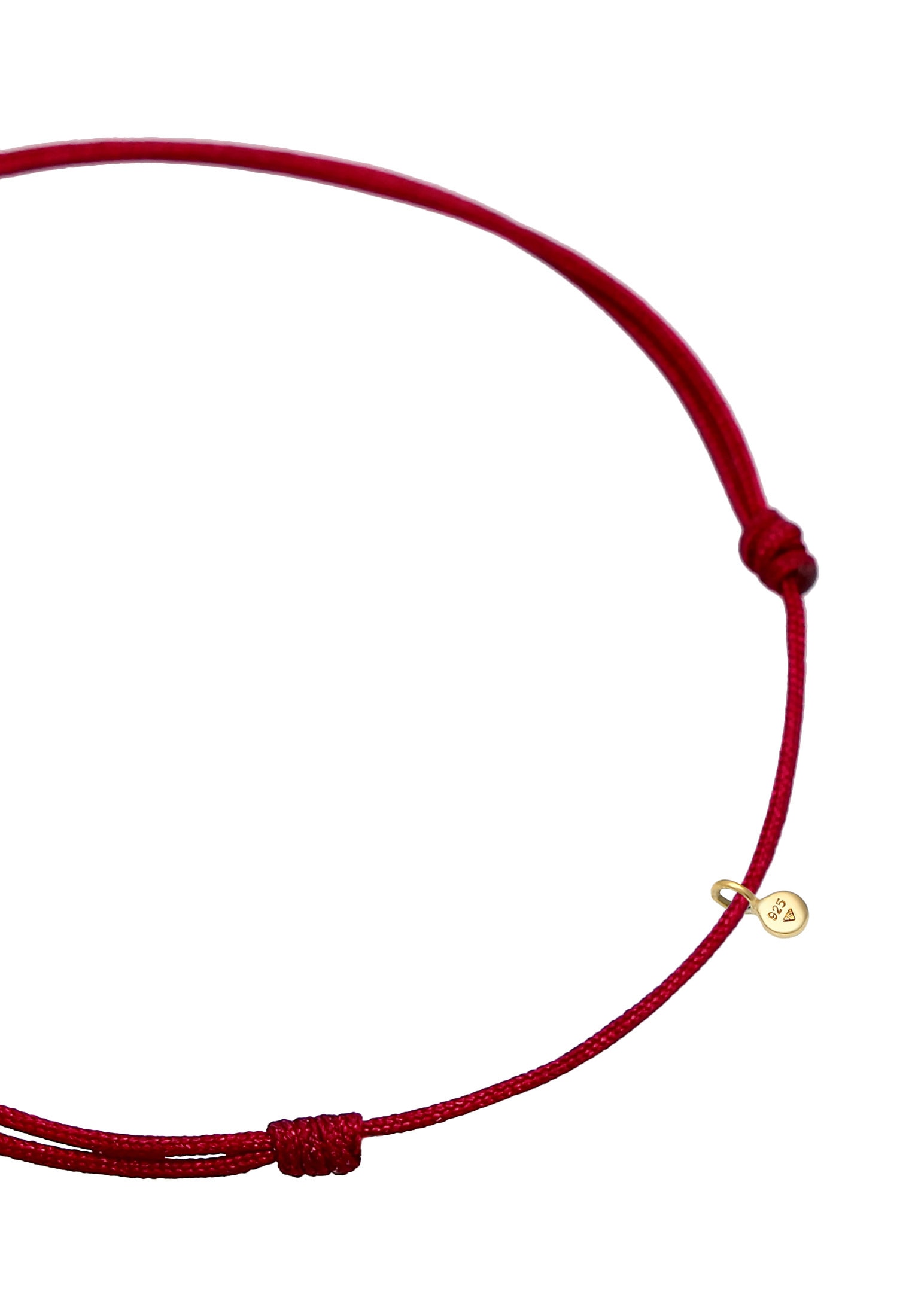 Elli Armband »Stern Astro Textilband 925 Silber«