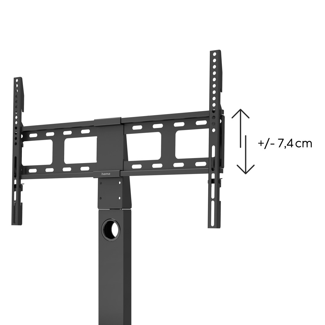 Hama TV-Standfuß »TV Standfuß, schwenkbar, höhenverstellbar, 165 cm, 65 Zoll, bis 40 kg«, bis 165 cm Zoll