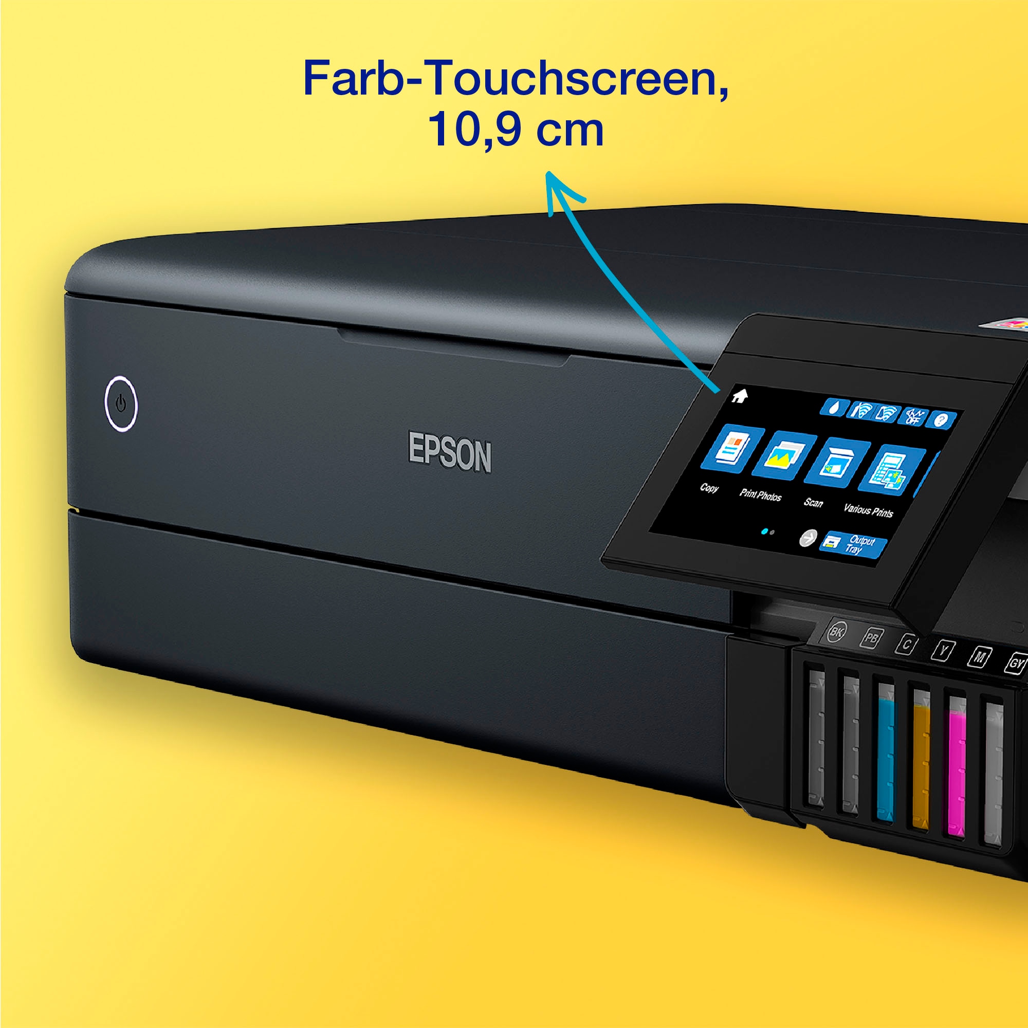 Epson Tintenstrahldrucker »EcoTank ET-8550« 3-in-1-Multifunktionsgerät für den alltäglichen Gebrauch