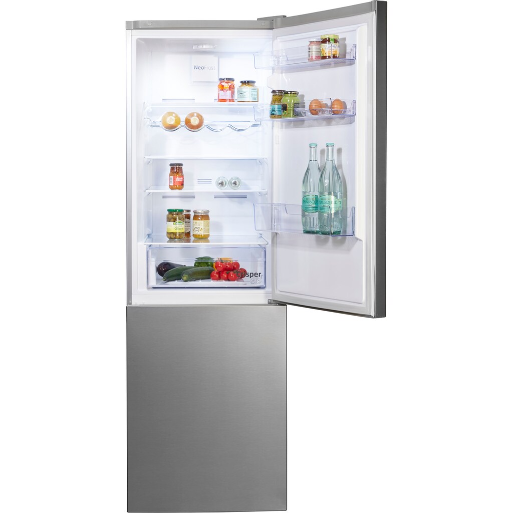 BEKO Kühl-/Gefrierkombination »RCNA366K40XBN«, RCNA366K40XBN, 185,2 cm hoch, 59,5 cm breit