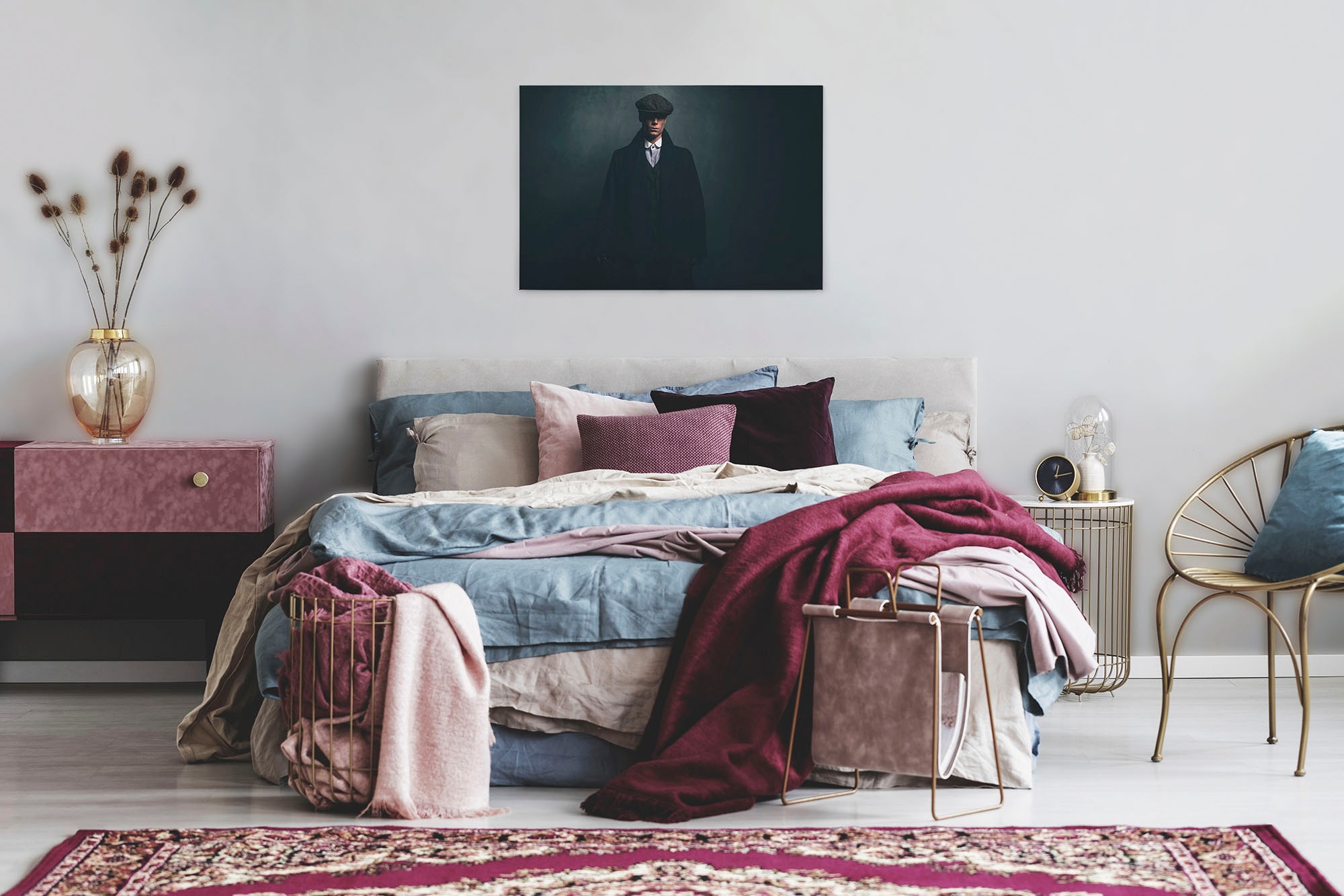 A.S. Création Leinwandbild »roger«, Kunst-Personen-Kinder, (1 St.), Keilrahmen Bild Mann Leinwand-Bild Wohnzimmer modern Wandbild Kinder