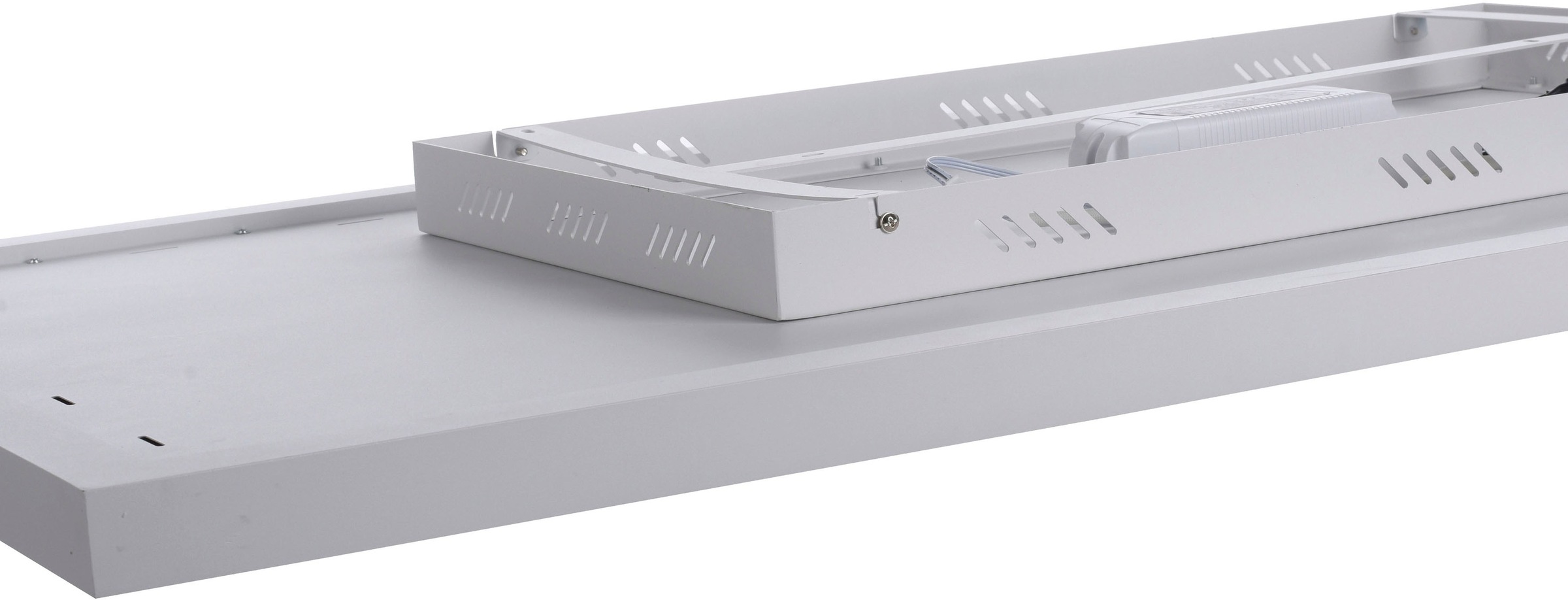 JUST LIGHT Deckenleuchte »BEROA«, 1 flammig, Leuchtmittel LED-Board | LED fest integriert, Deckenpanel mit IR-Heizung 800W, Funk Fernbed., Funkthermostat
