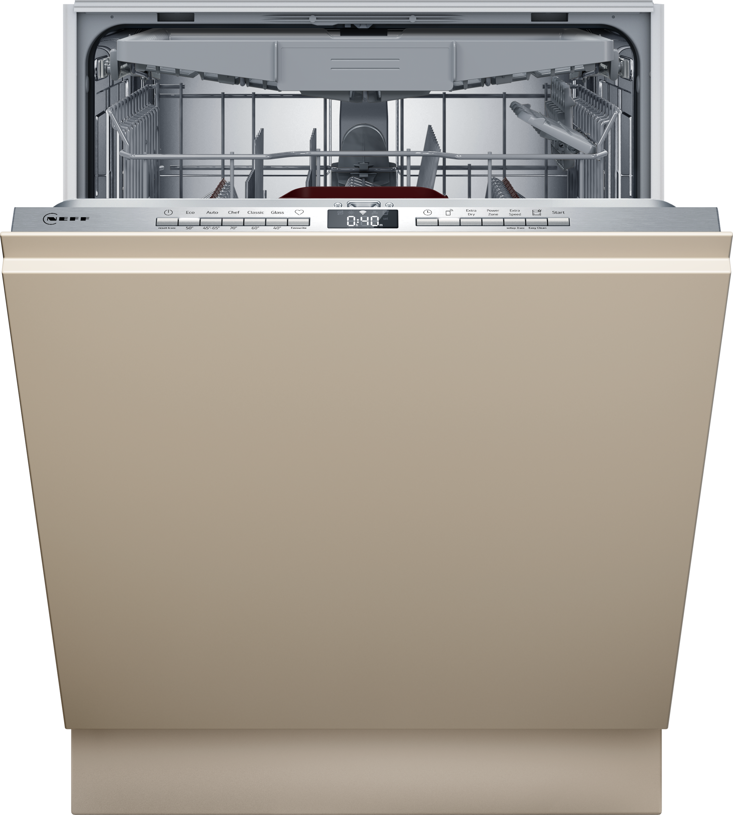 NEFF vollintegrierbarer Geschirrspüler »S155evX04e«, 14 Maßgedecke, mit Open Dry