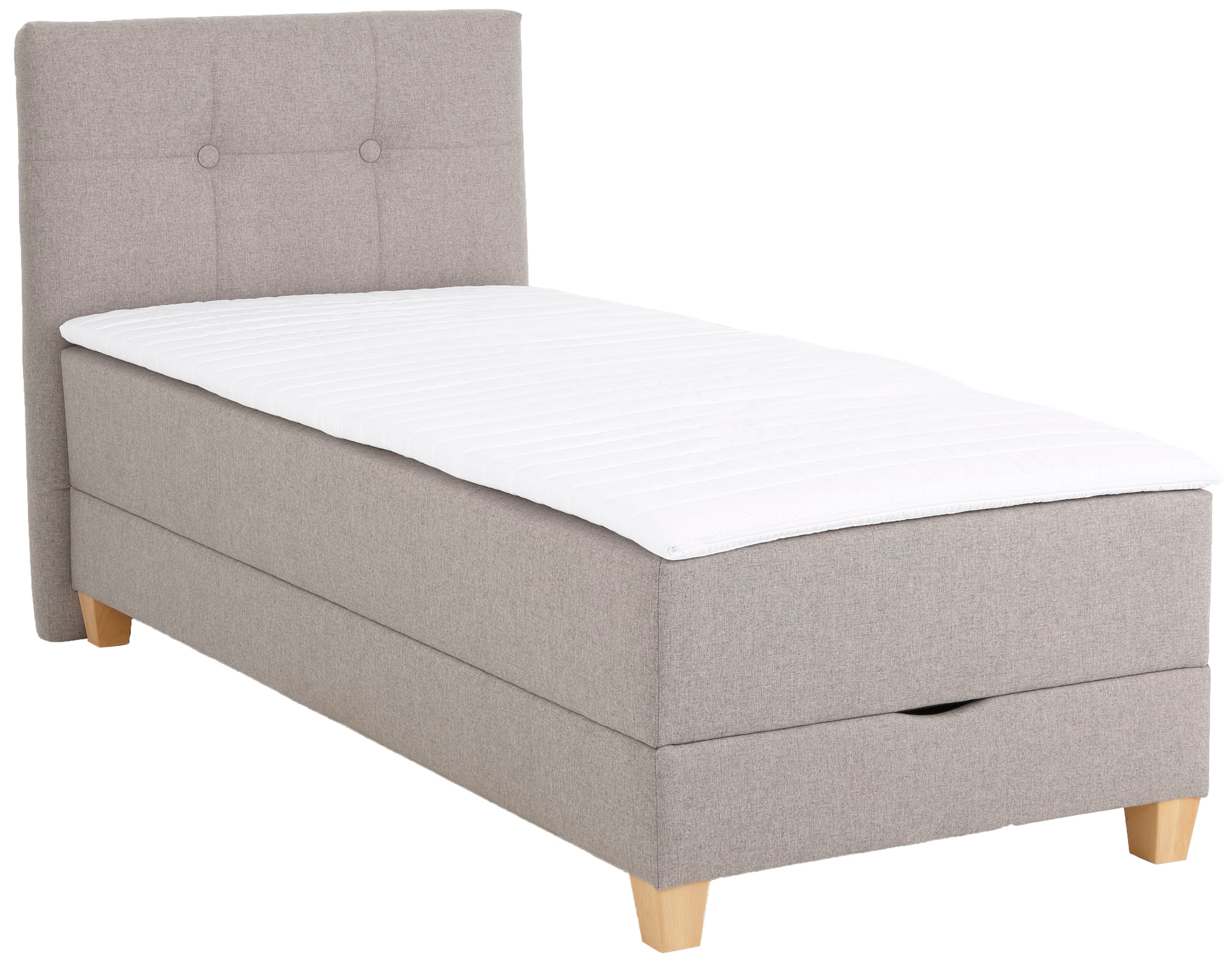 Home affaire Boxbett »Lonrai« in H2,H3 & H4 und XXL - Überlänge 220cm wählbar, inkl. Topper