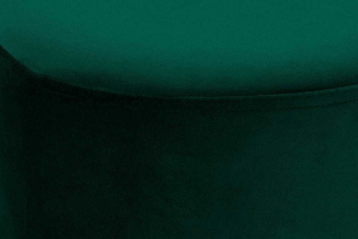 Kayoom Hocker »Nano 110, Hocker in stilvollem Design, runde Form, mit Fuß aus Metall« 1 Stk. tlg. Golz Akzente, mit pflegeleichtem Stoffbezug, runde Form