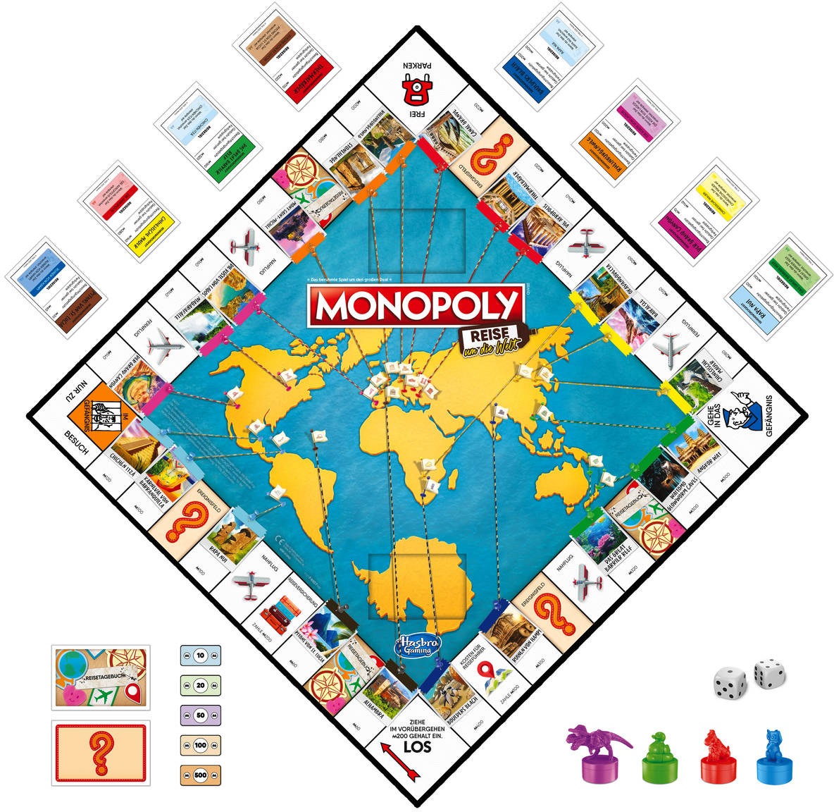 Hasbro Spiel »Monopoly Reise um die Welt«