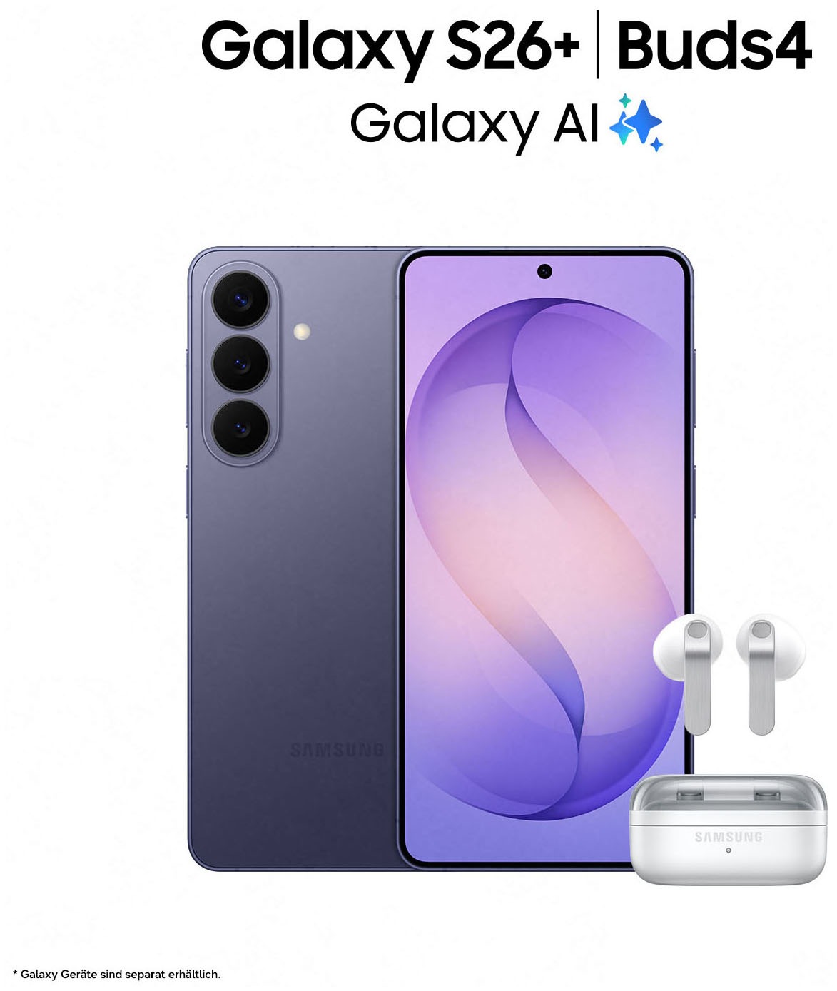 Samsung Smartphone »Galaxy S26+« Cobalt Violet