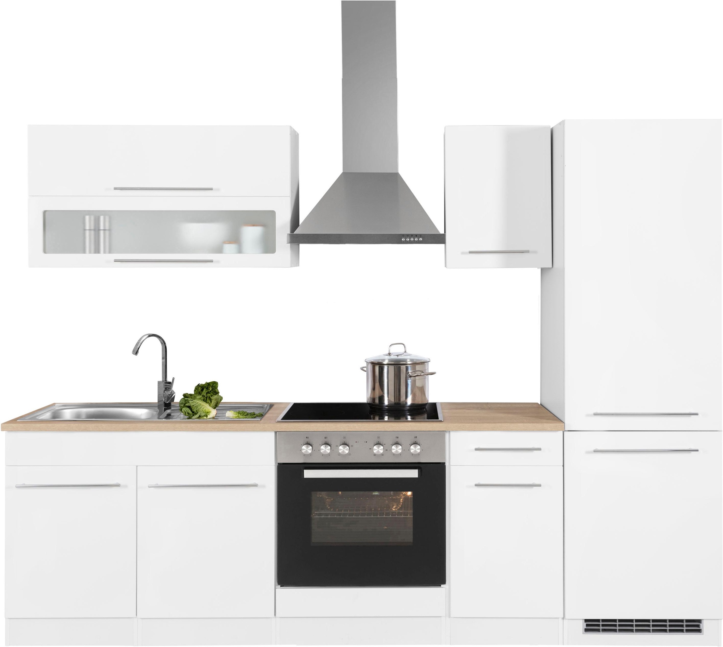 KOCHSTATION Küchenzeile »KS-Eton«, mit E-Geräten, Breite 270 cm günstig online kaufen