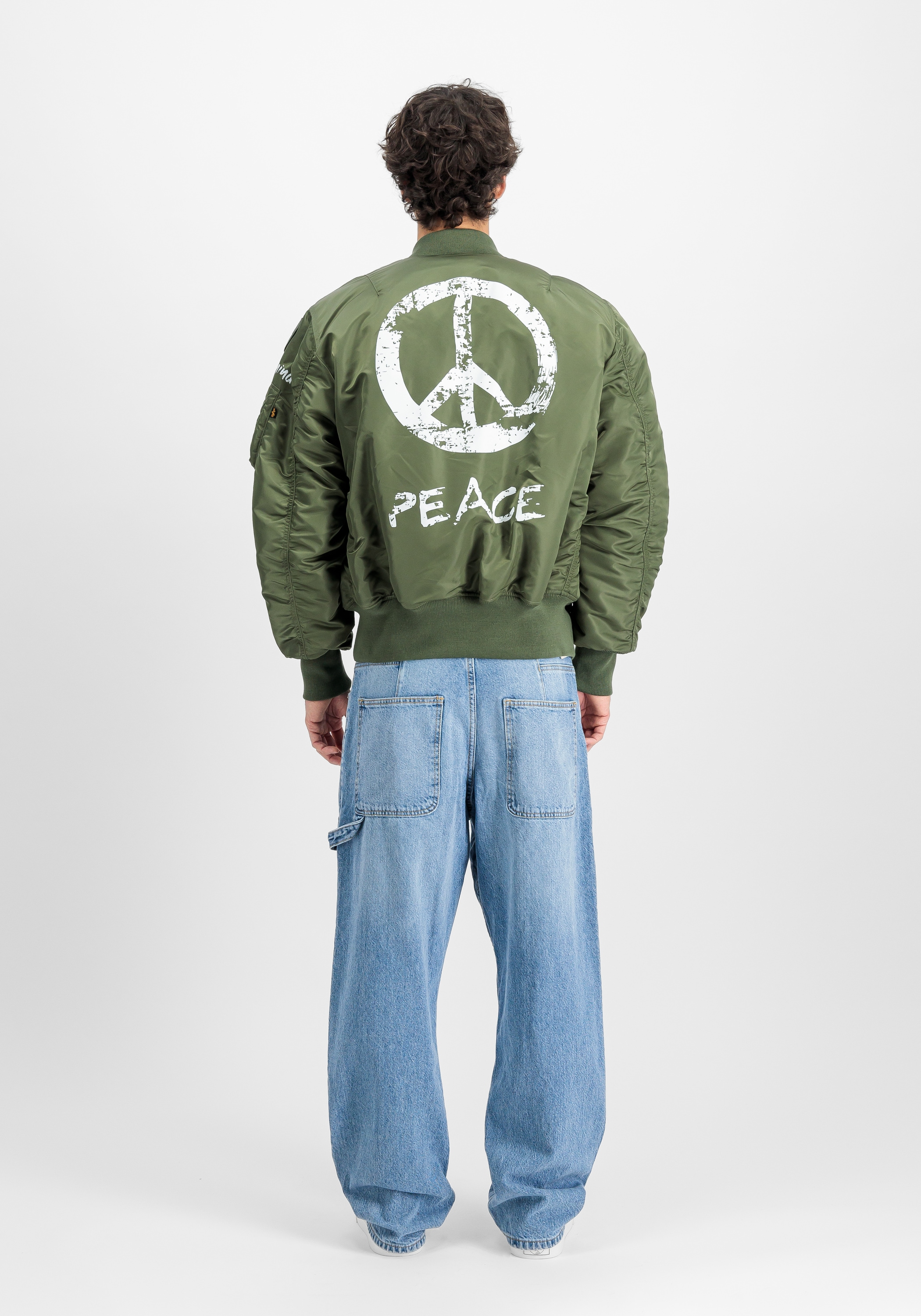 Alpha Industries Bomberjacke »Alpha Industries Men - Bomber Jackets MA-1 Peace«