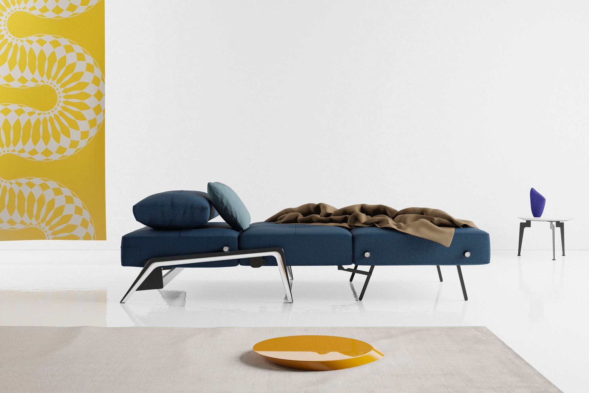 INNOVATION LIVING ™ Sessel »CUBED Schlafsessel«, Frontauszug, sehr platzsparend, abgewinkelt Sitzen - waagerecht Liegen