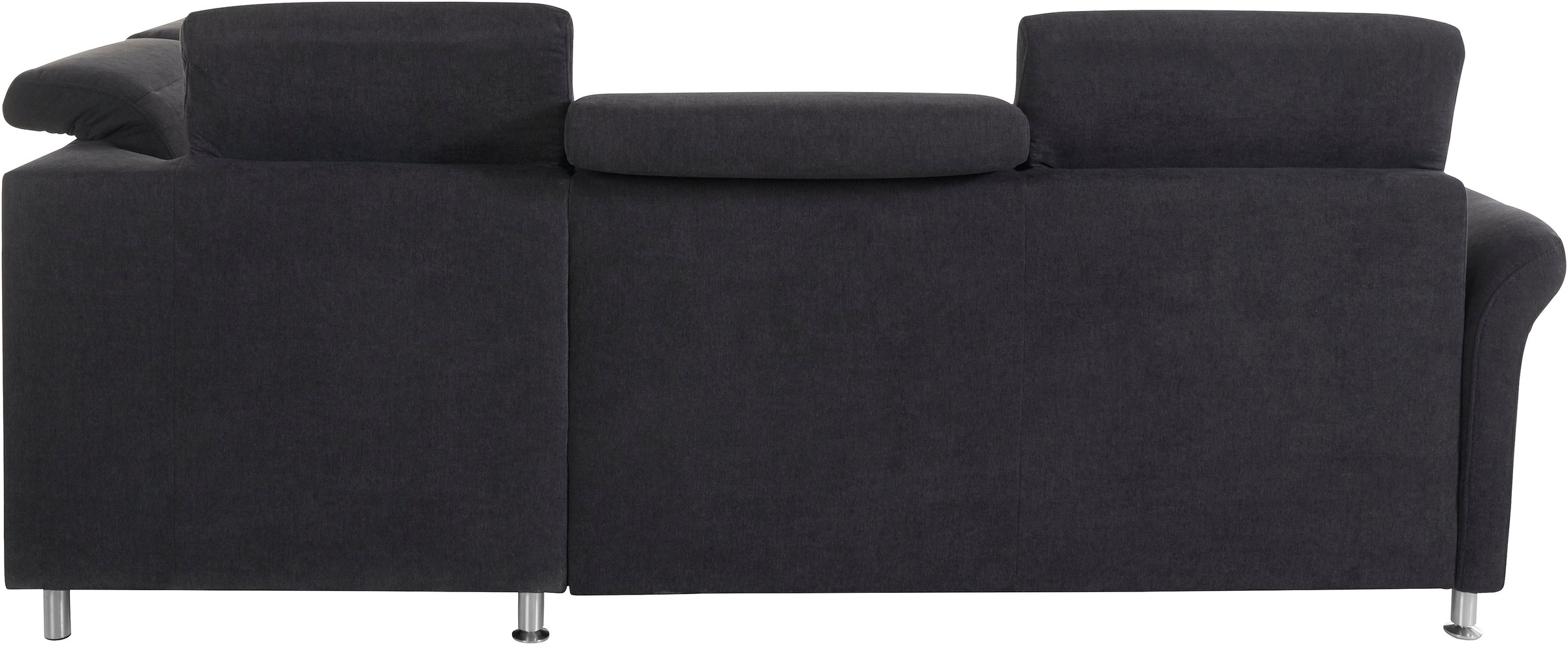 sit&more Ecksofa »Darwin L-Form«, inklusive Federkern, wahlweise mit Kopfteilverstellung, Bettfunktion