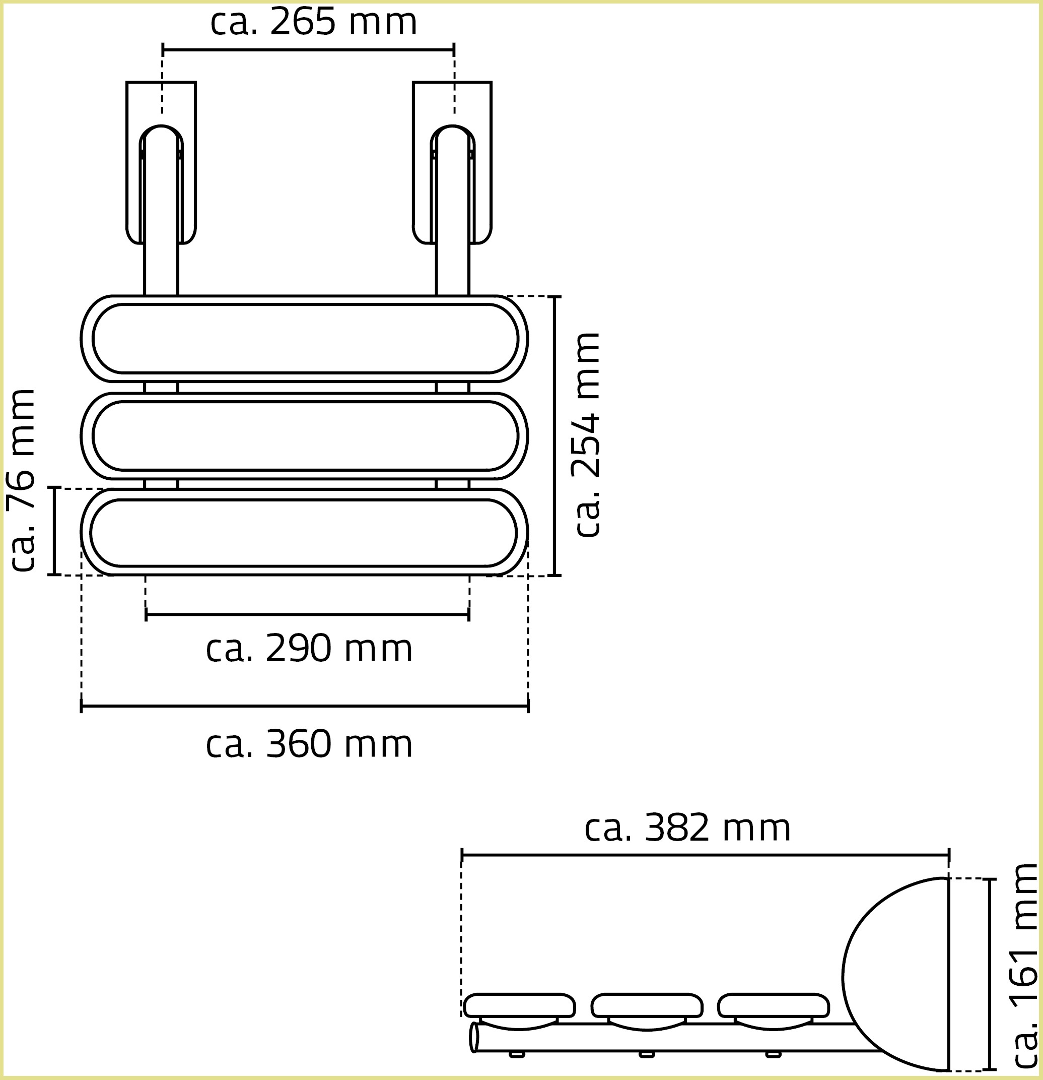 Ridder Duschklappsitz »Pro«, belastbar bis 130 kg, Belastbar bis 130 kg