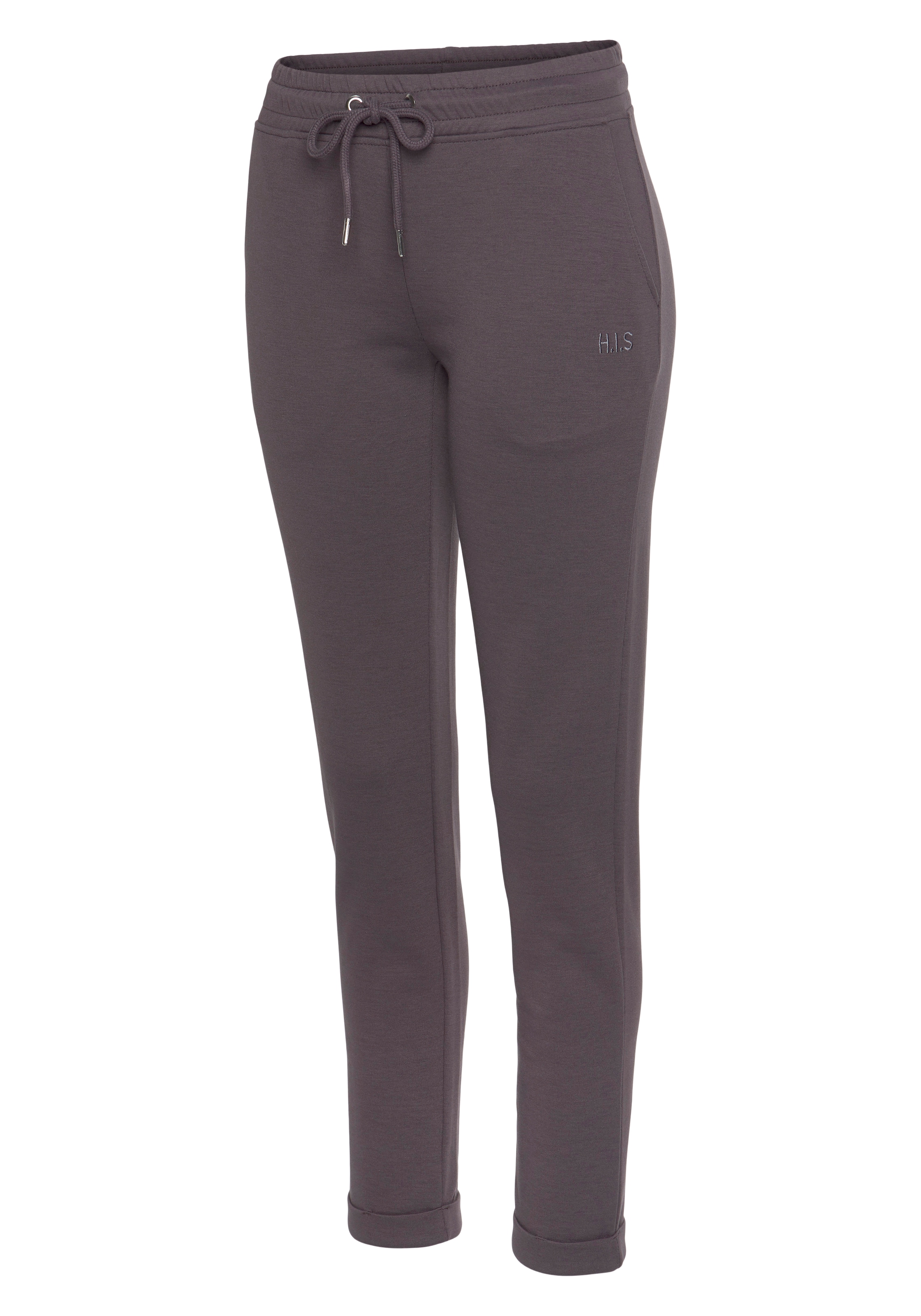 H.I.S Sweathose, Schlupfhose mit kleinem Aufschlag am Saum, Loungewear