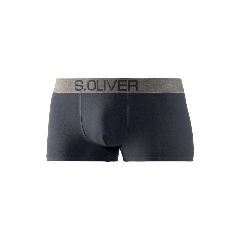 s.Oliver Boxershorts, (Packung, 4 St.)