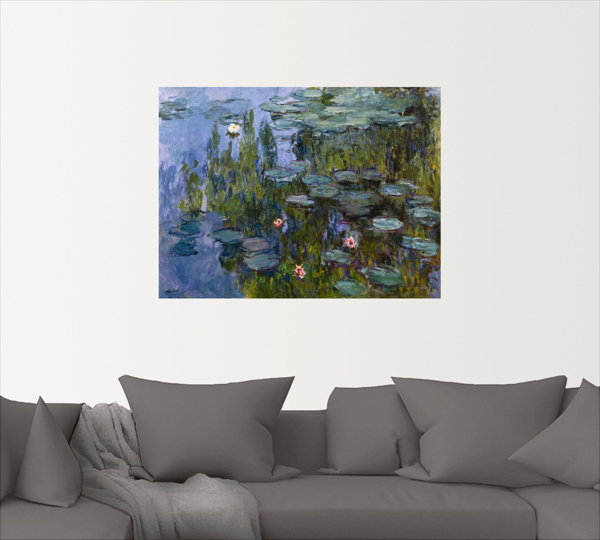 Artland Wandbild »Seerosen (Nympheas). 1918/1921.«, Blumen, (1 St.), als Leinwandbild, Poster, Wandaufkleber in verschied. Größen