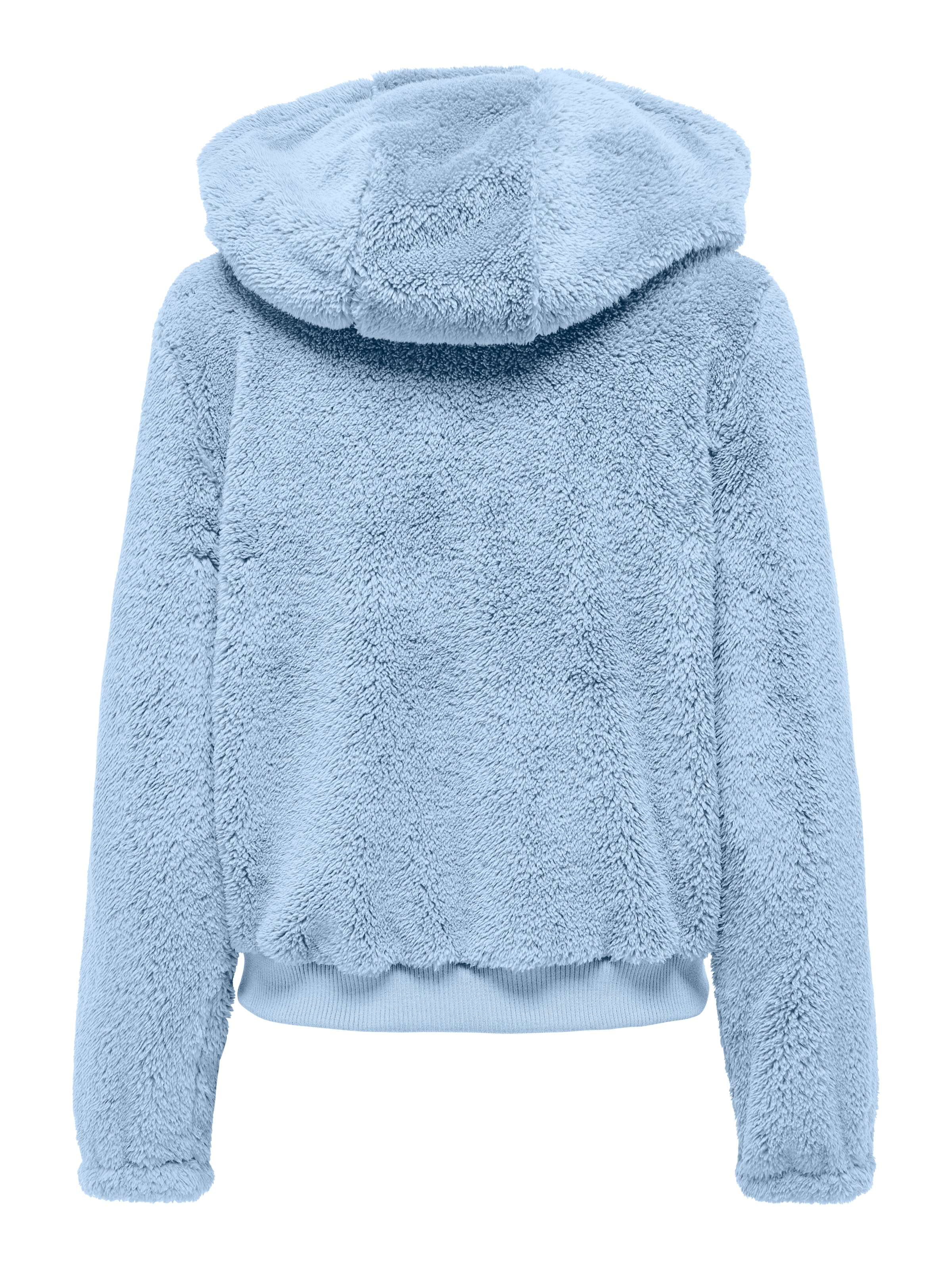 ONLY Kapuzenplüschjacke »ONLNEWANNA CONTACT SHERPA JKT OTW NOOS« mit Kapuze