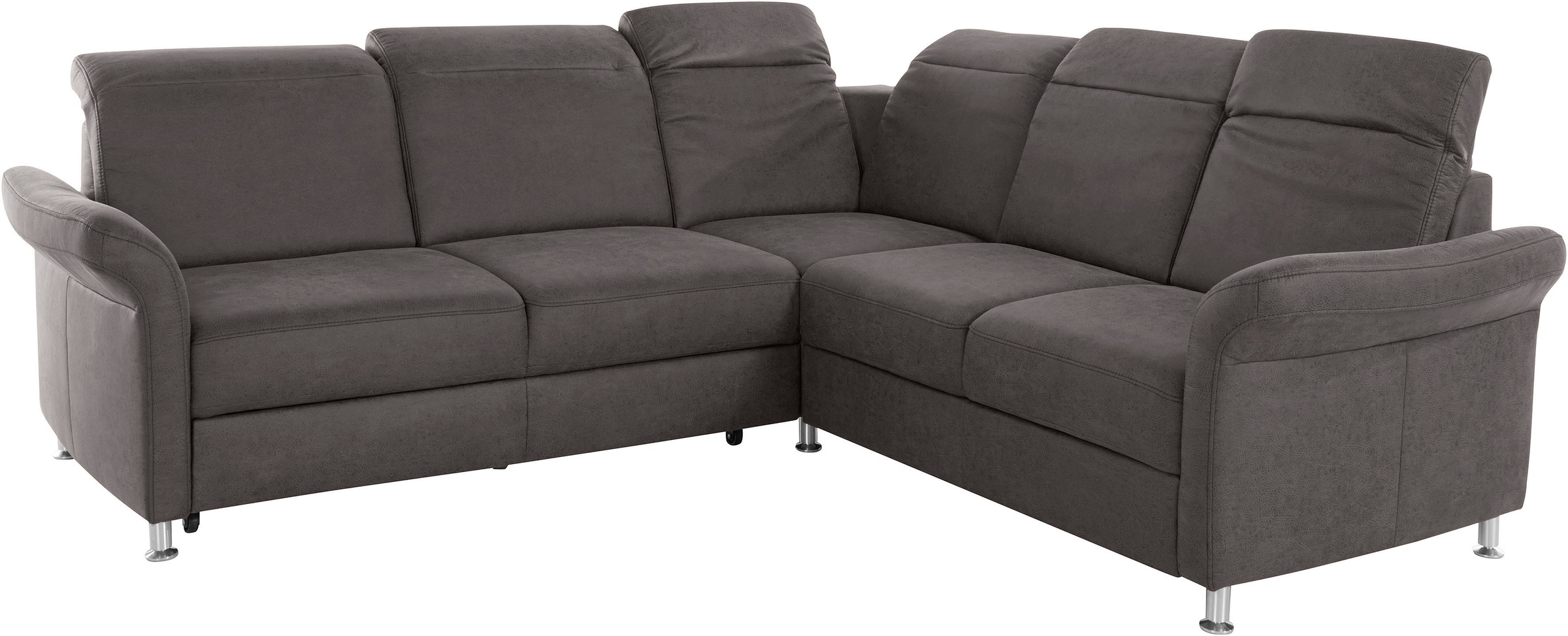 sit&more Ecksofa »Darwin L-Form«, inklusive Federkern, wahlweise mit Kopfteilverstellung, Bettfunktion