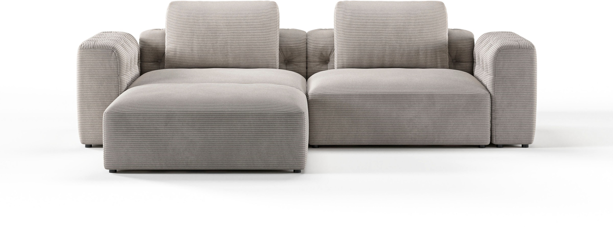 RAUM.ID Ecksofa »Cushid L-Form«, Modulset, bestehend aus 3 Teilen günstig online kaufen