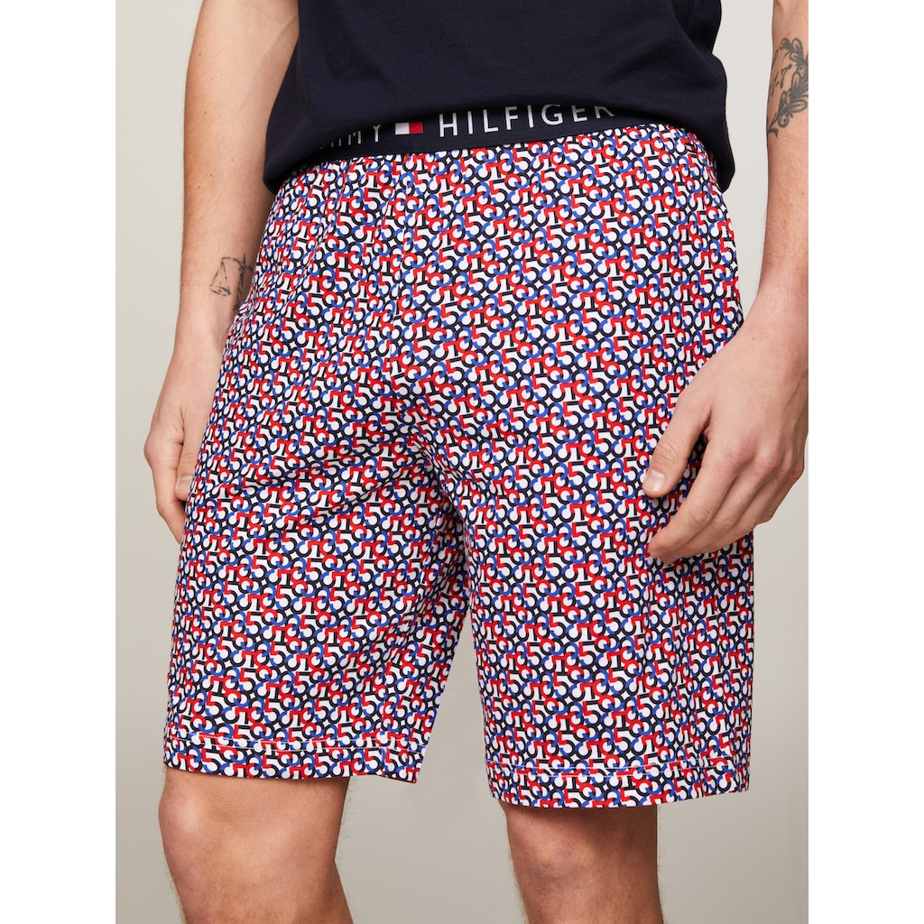 Tommy Hilfiger Underwear Pyjama »CN SS SHORT JERSEY SET PRINT«, (Set, 2 tlg., 2er)