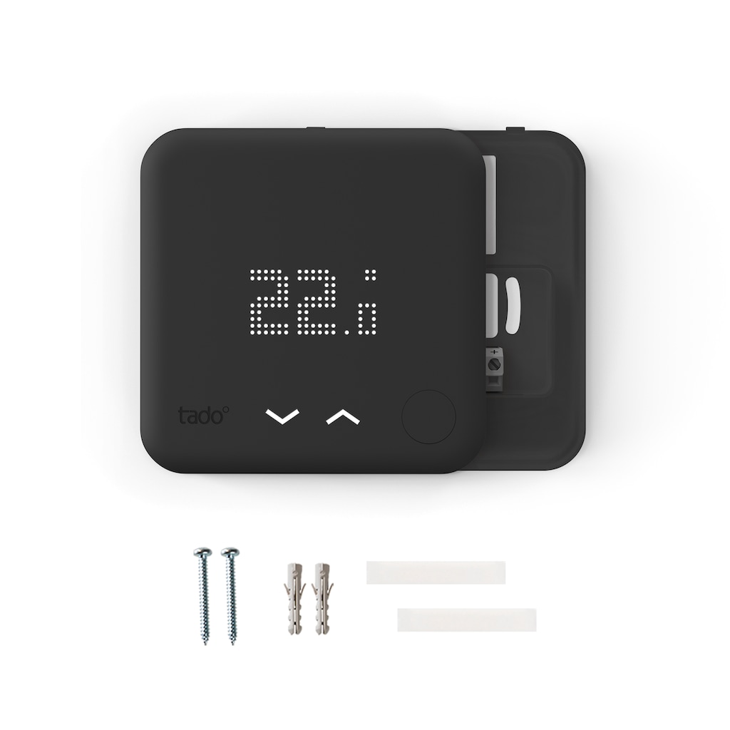 Tado Heizkörperthermostat »Starter Kit mit 2 Smarten Thermostaten V3+ (Verkabelt) Fußbodenheiz.«