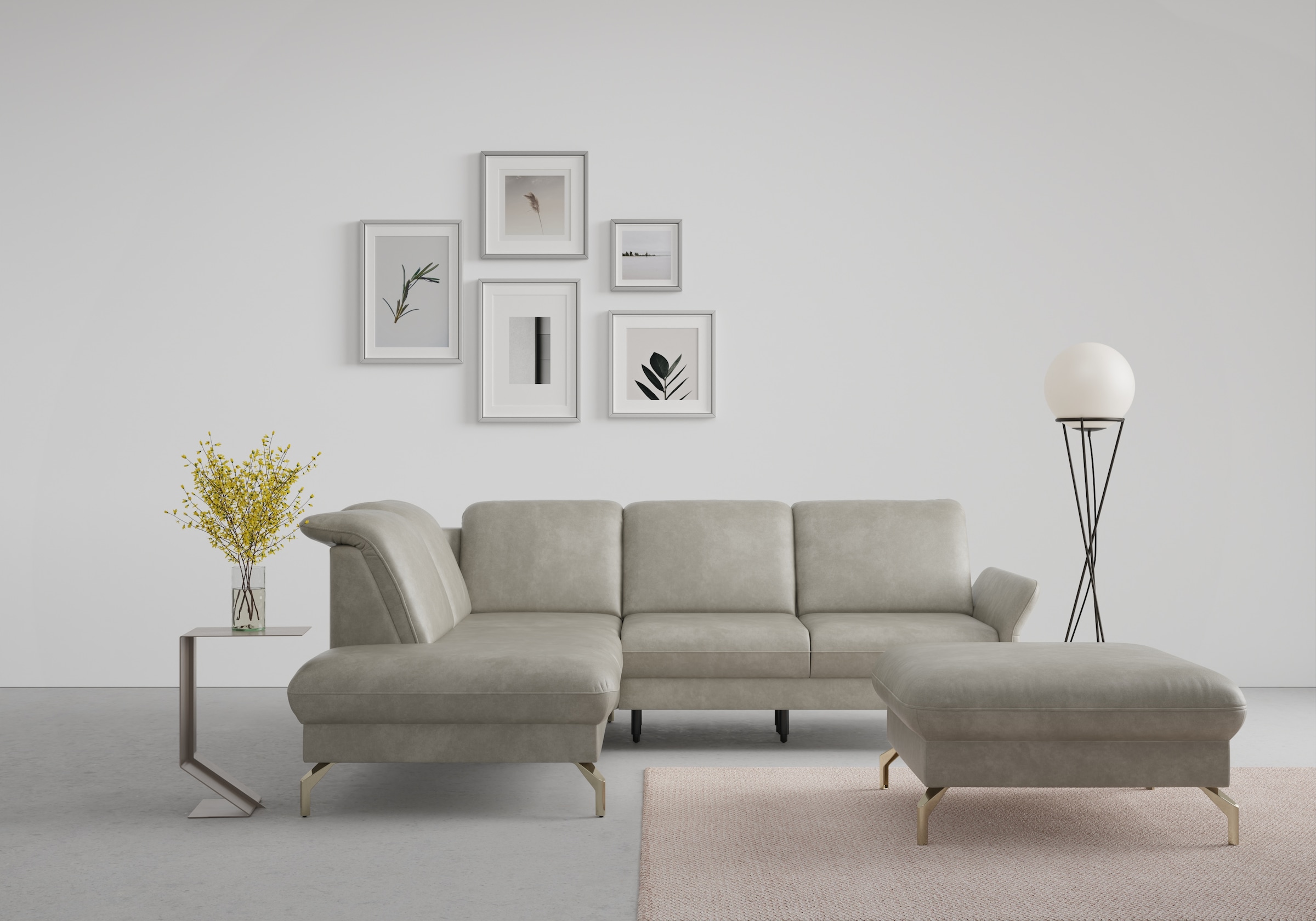 sit&more Ecksofa Fashion L-Form, wahlweise mit Kopfteilverstellung, Vorzieh günstig online kaufen