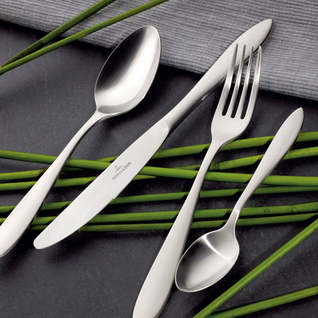 Villeroy & Boch Besteck-Set »Tafelbesteck gebürstet Arthur 30er Set grau« günstig online kaufen