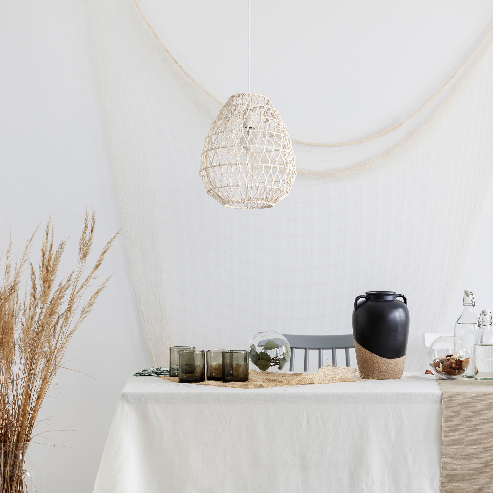 Paco Home Pendelleuchte »KAGEEG«, Leuchtmittel E27   ohne Leuchtmittel, Rat günstig online kaufen