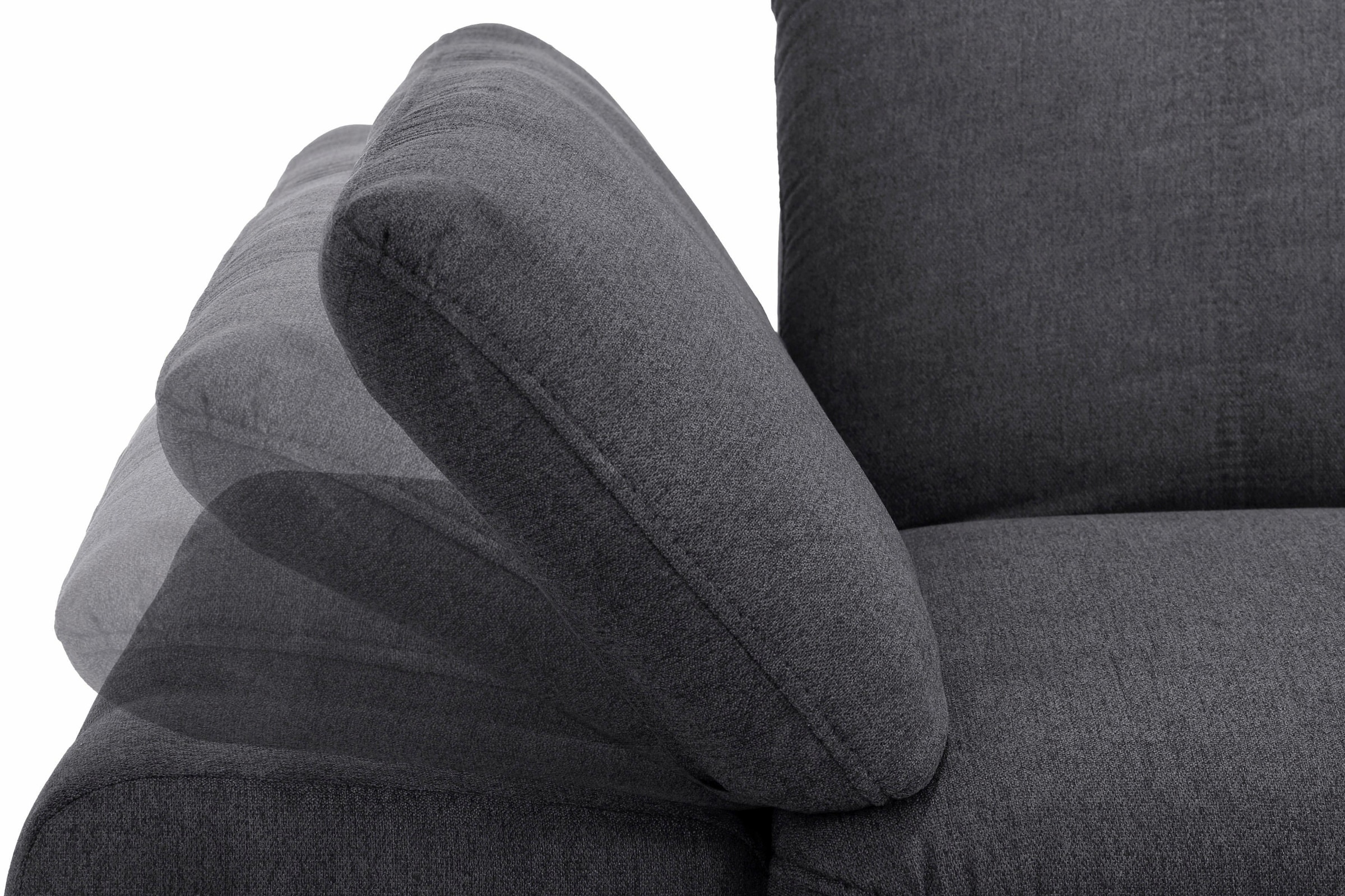 Home affaire 2,5-Sitzer »Bergamo Multifunktions-Couch, elegant und komfortabel« mit Armlehn-und Rückenfunktion, Federkern