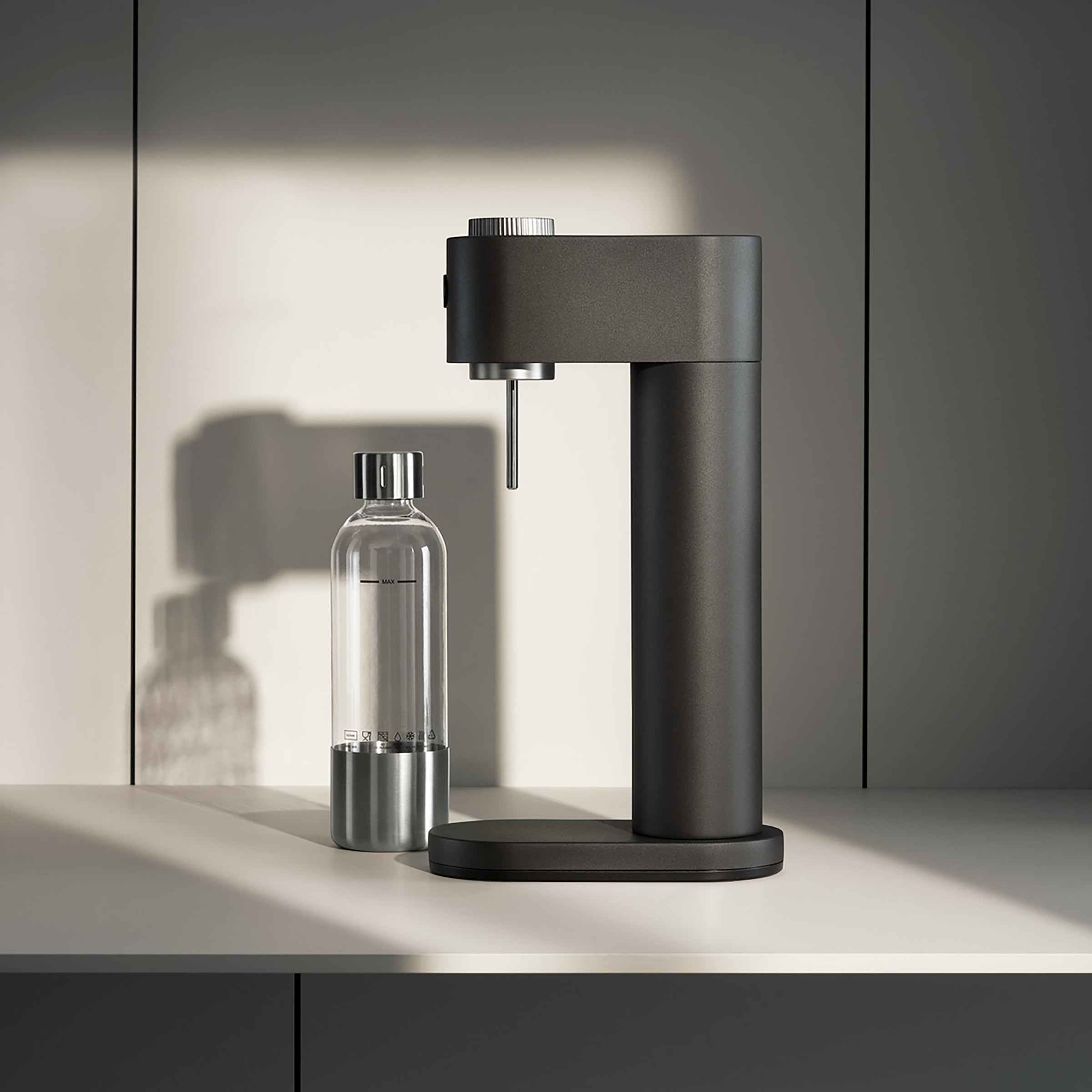 WMF Wassersprudler »Element One« 3 Sprudelgrade, vollautomatisches Sprudeln, Cromargan Edelstahlgehäuse