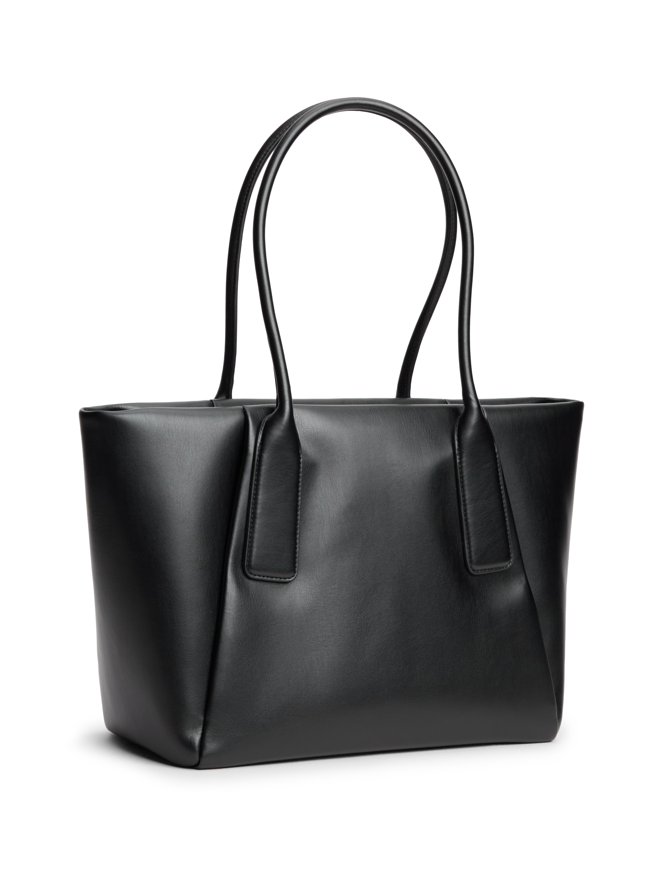 Tommy Hilfiger Tragetasche »TH ESSENTIAL TOTE« Damen Schultertasche, Henkeltasche mit goldfarbener Logoprägung