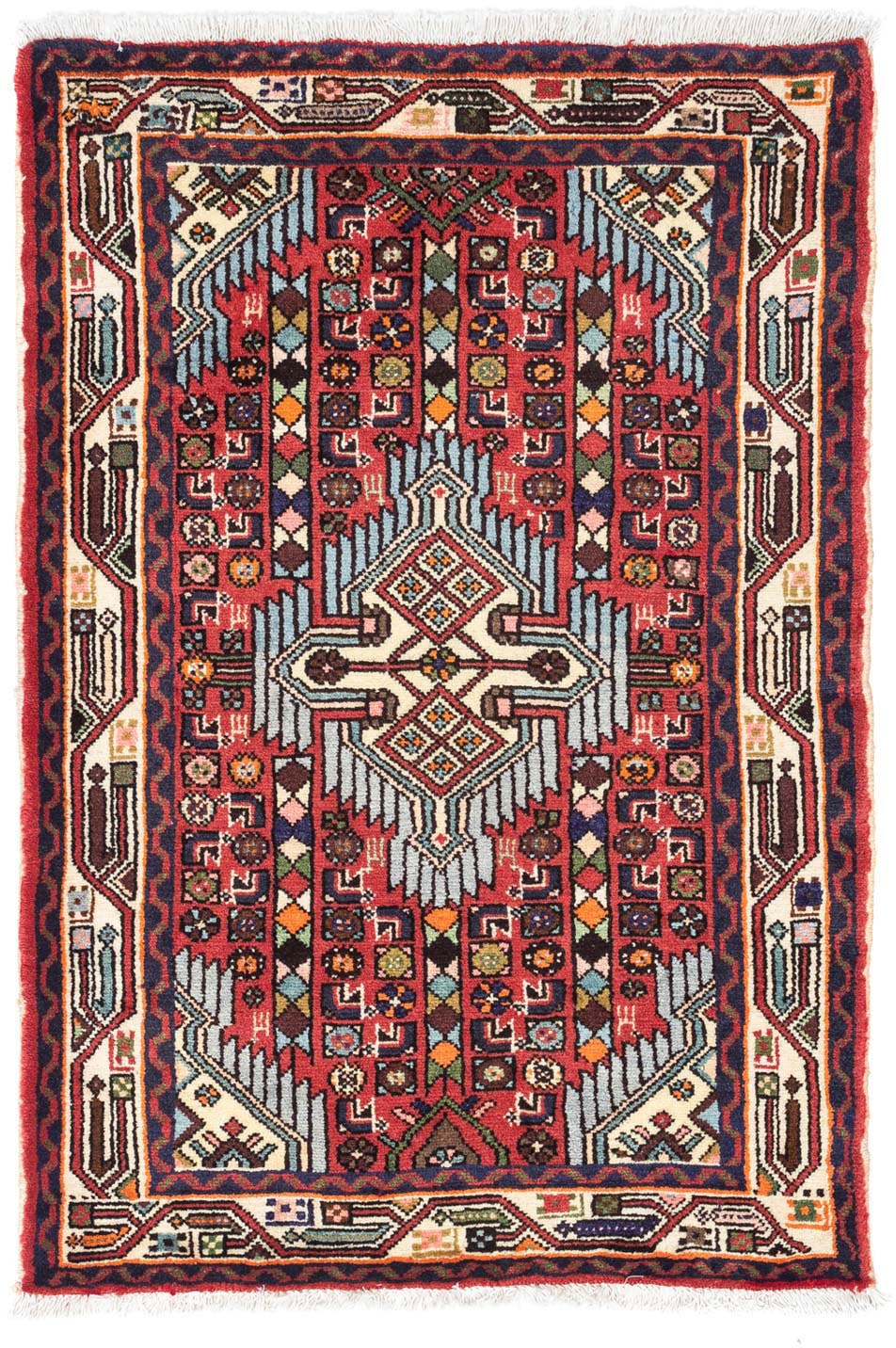 morgenland Wollteppich »Täbriz - 50 Raj Blumenmuster Beige 90 x 60 cm«, rec günstig online kaufen